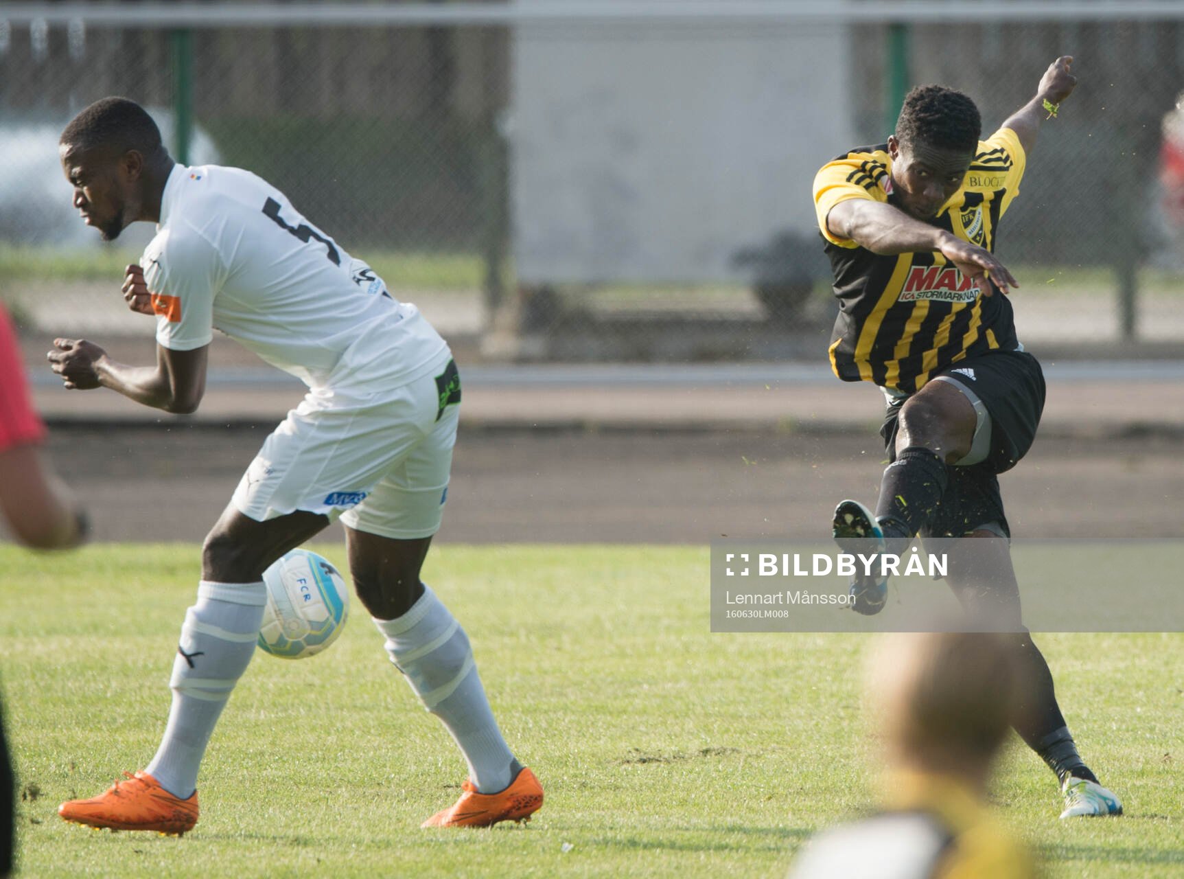 IFK Hässleholms Kojo Annor i matchen i division 2 mellan