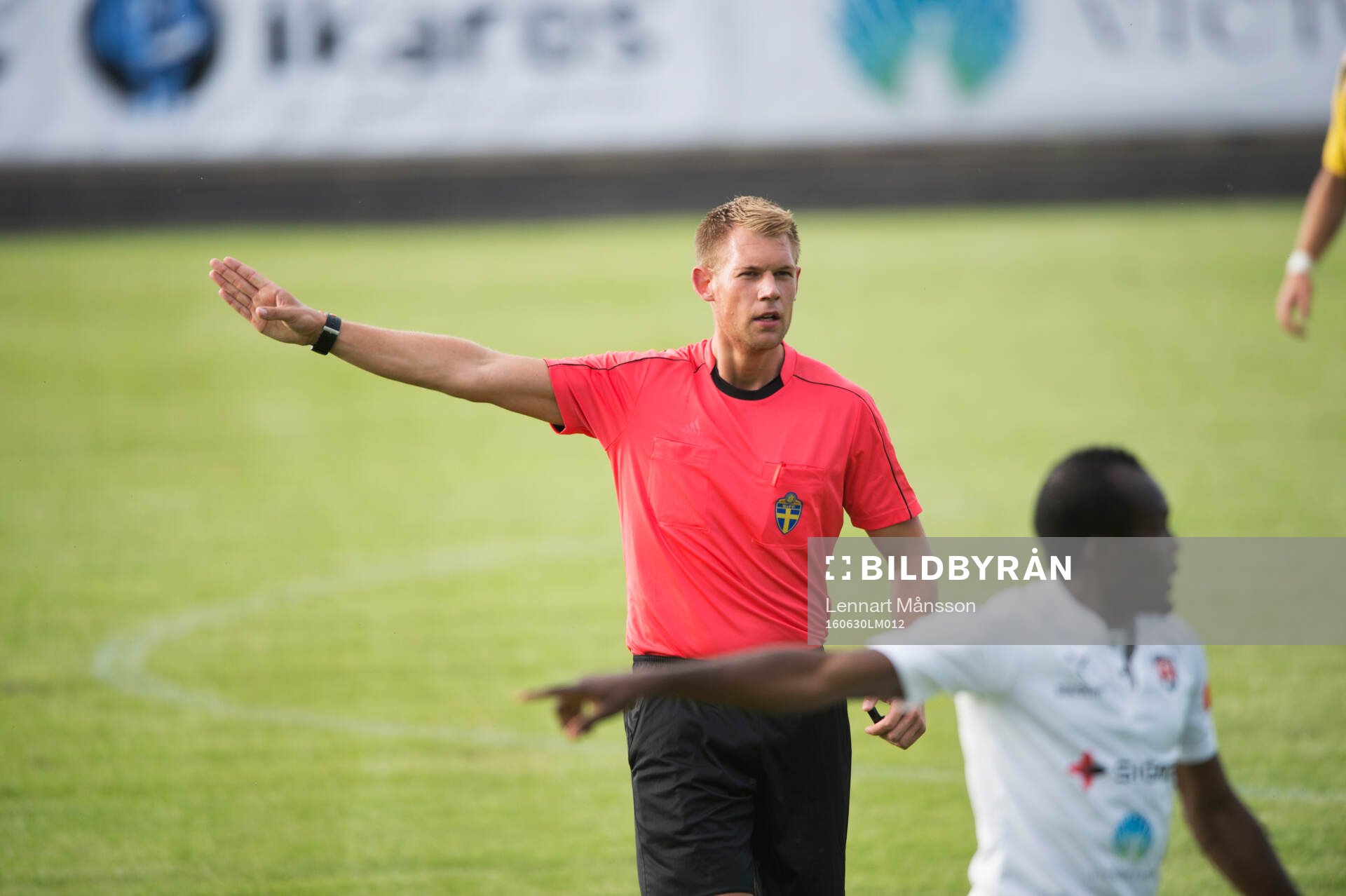 Domaren i matchen i division 2 mellan Rosengård och IFK