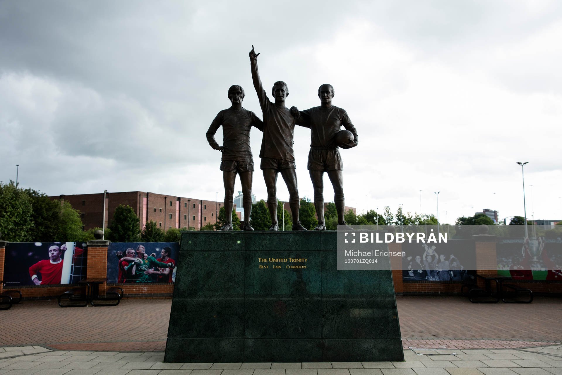 Staty med The United Trinity, Best, Law och Charlton