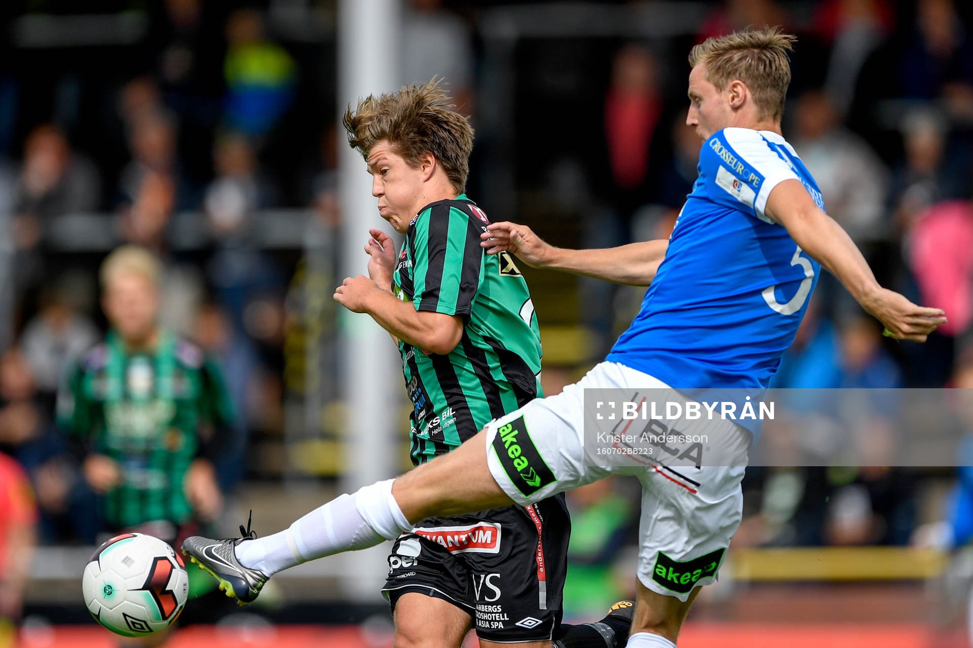 Varbergs Joel Palmquist och Trelleborgs Anton Tideman