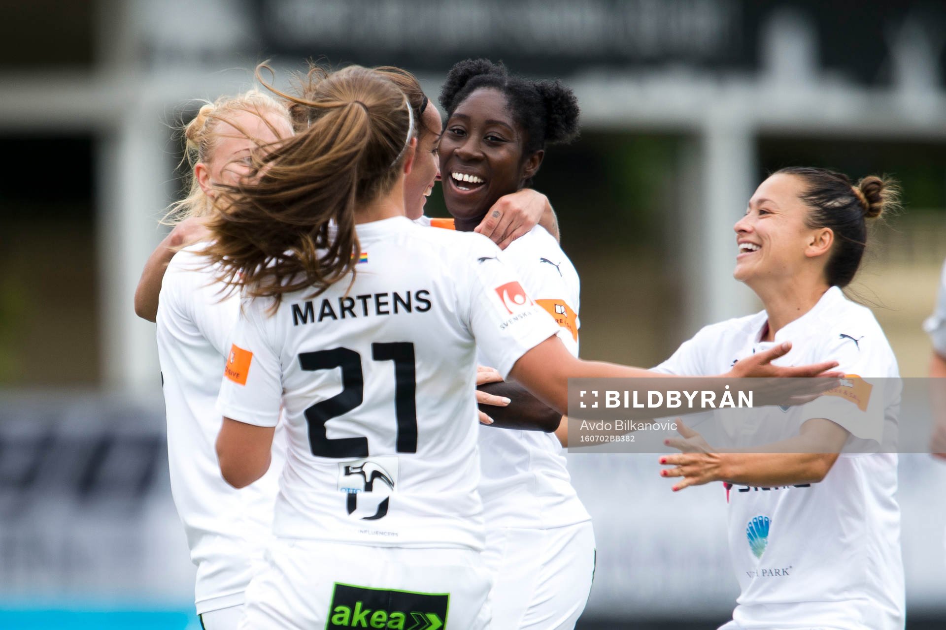 Rosengårds Natasa Andonova, Lieke Martens, Alexandra Lowe