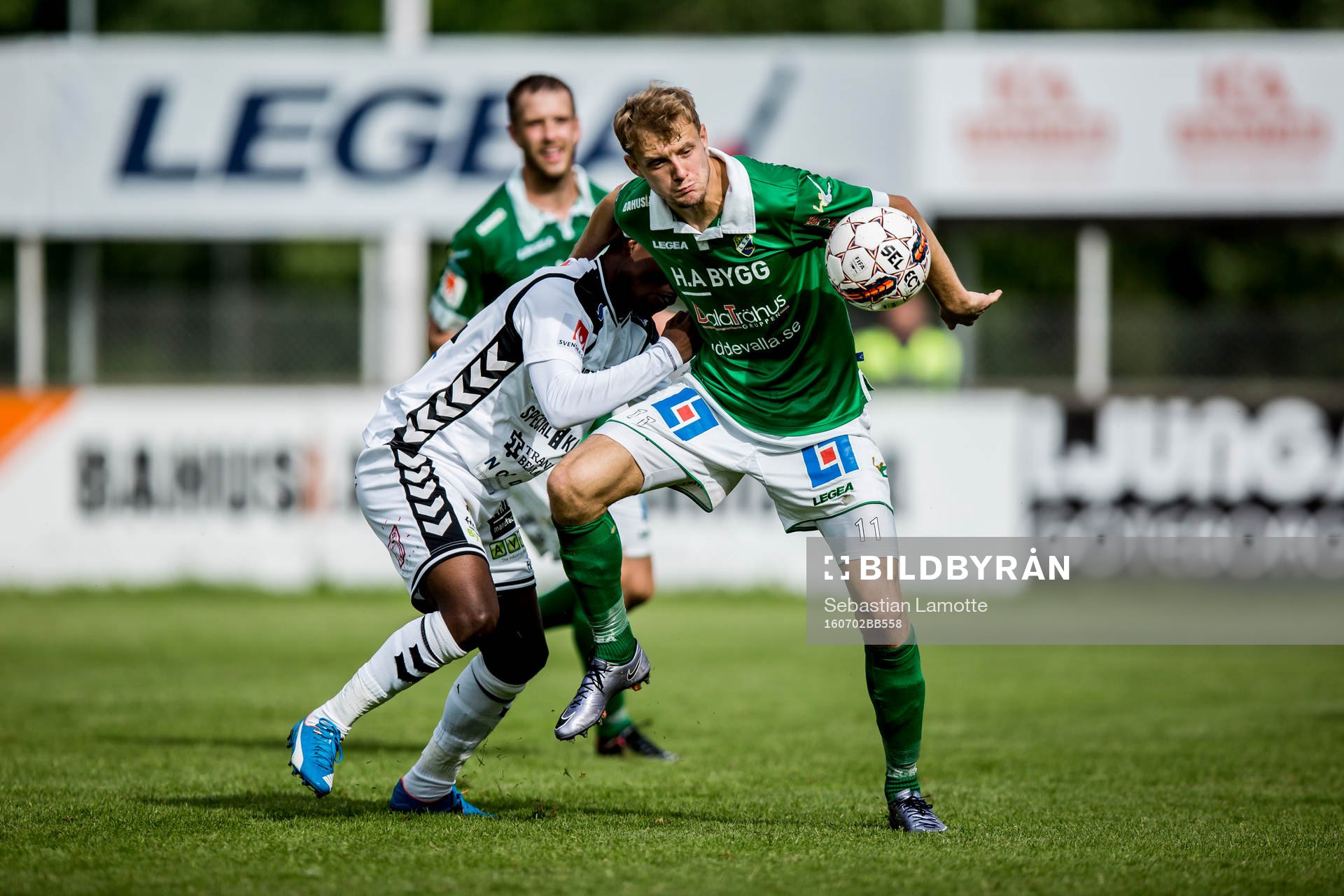 Ljungskiles Jakob Olsson före GAIS Pule Maraisane