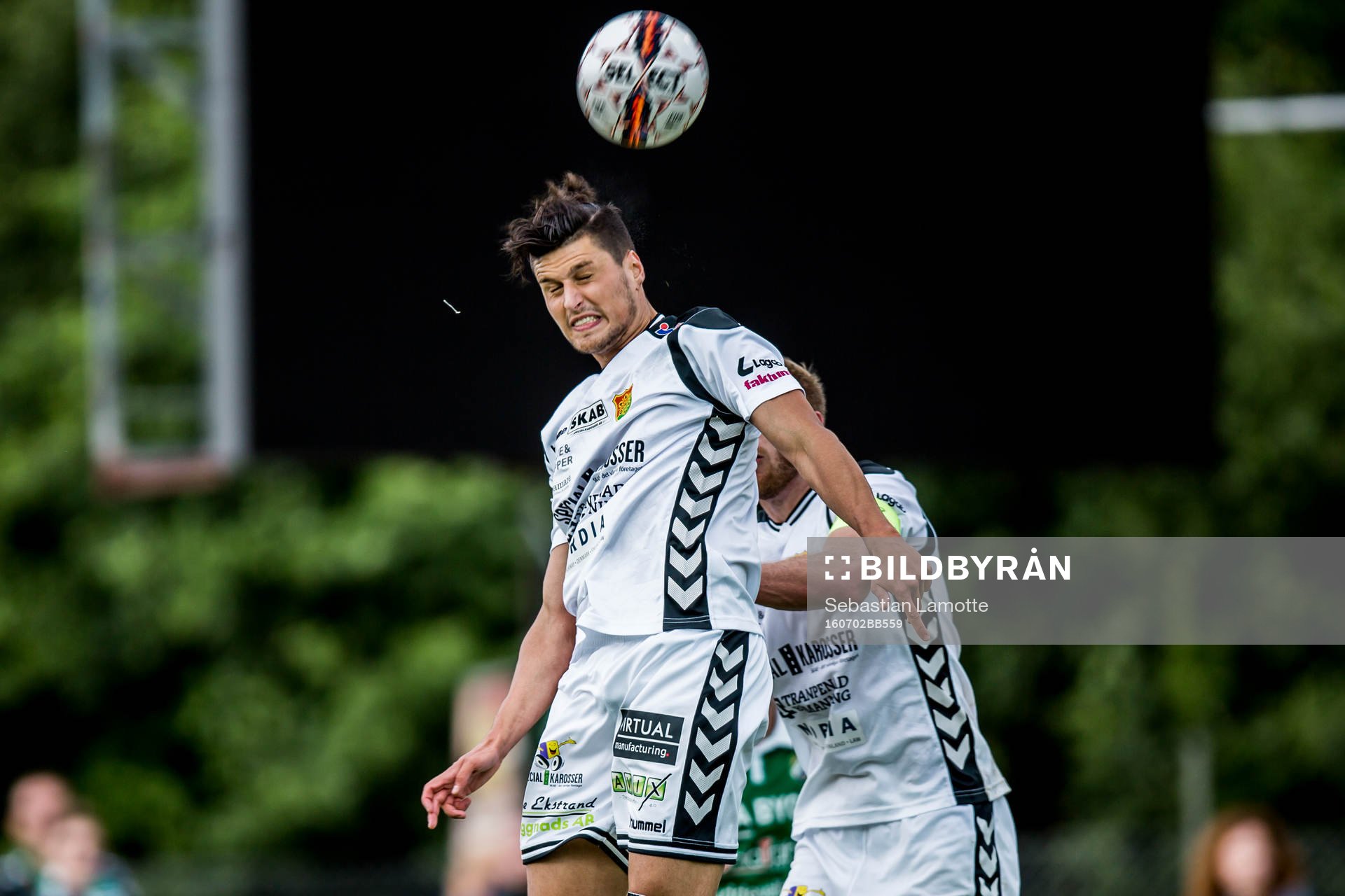 GAIS Luka Mijaljevic under fotbollsmatchen i Superettan mellan Ljungskile och GAIS den 2 juli 2016 i Ljungskile.