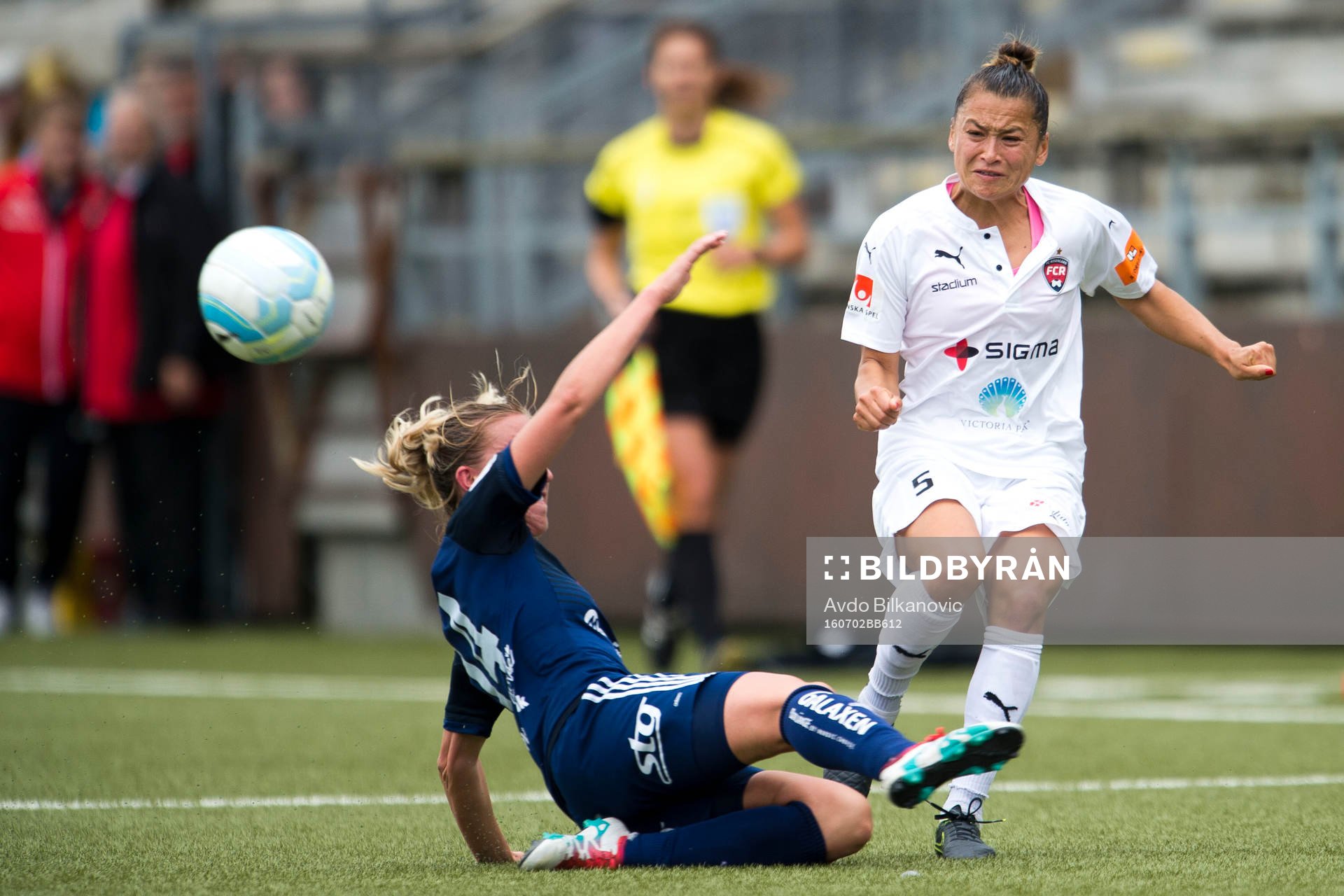 Rosengårds Alexandra Lowe Riley och Kvarnsvedens Julia