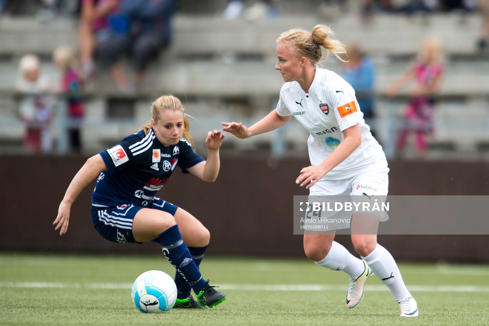 Rosengårds Emma Pennsäter och Kvarnsvedens Megan Toohey