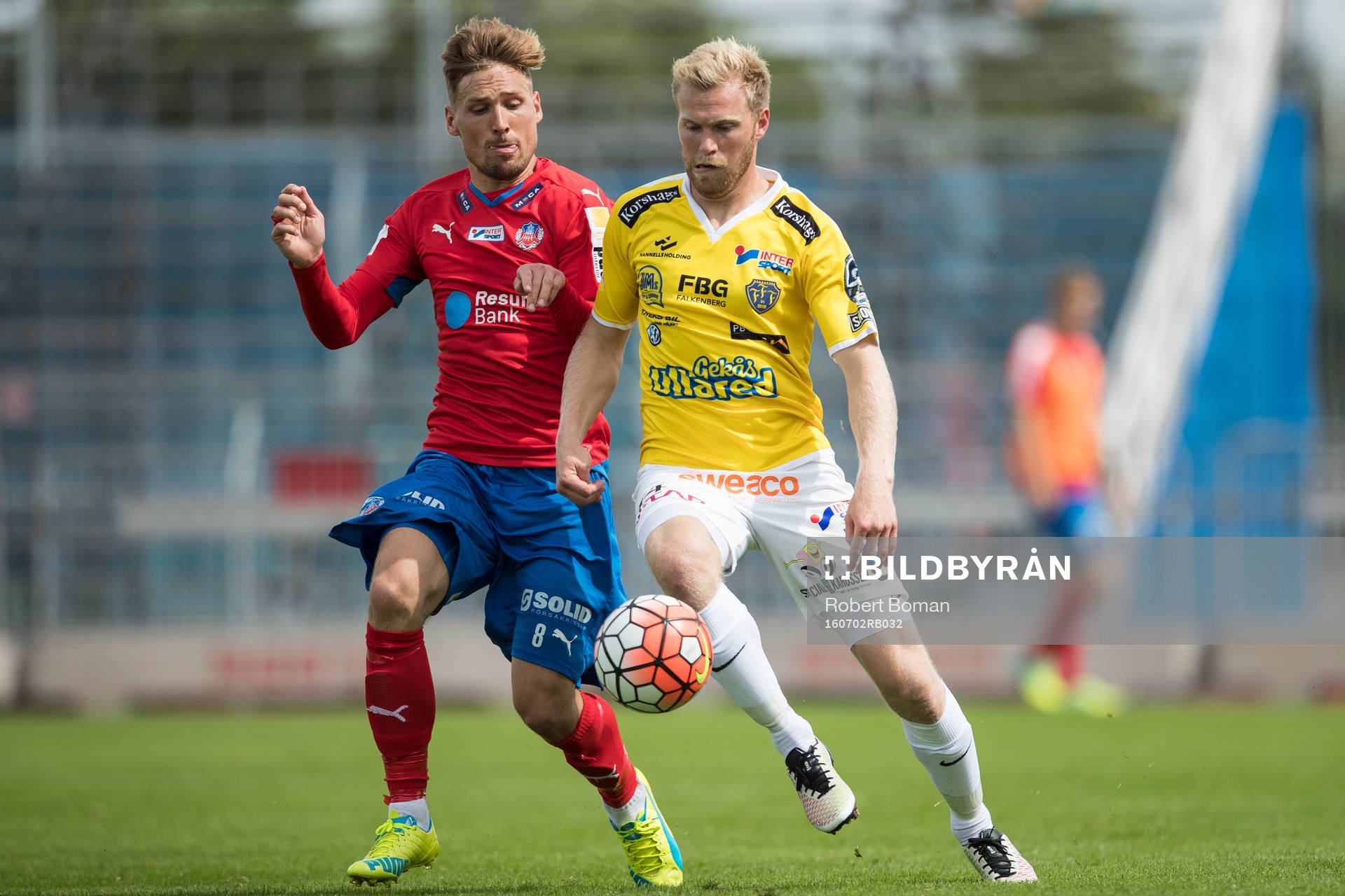 Helsingborgs Martin Christensen och Falkenbergs Per Karlsson