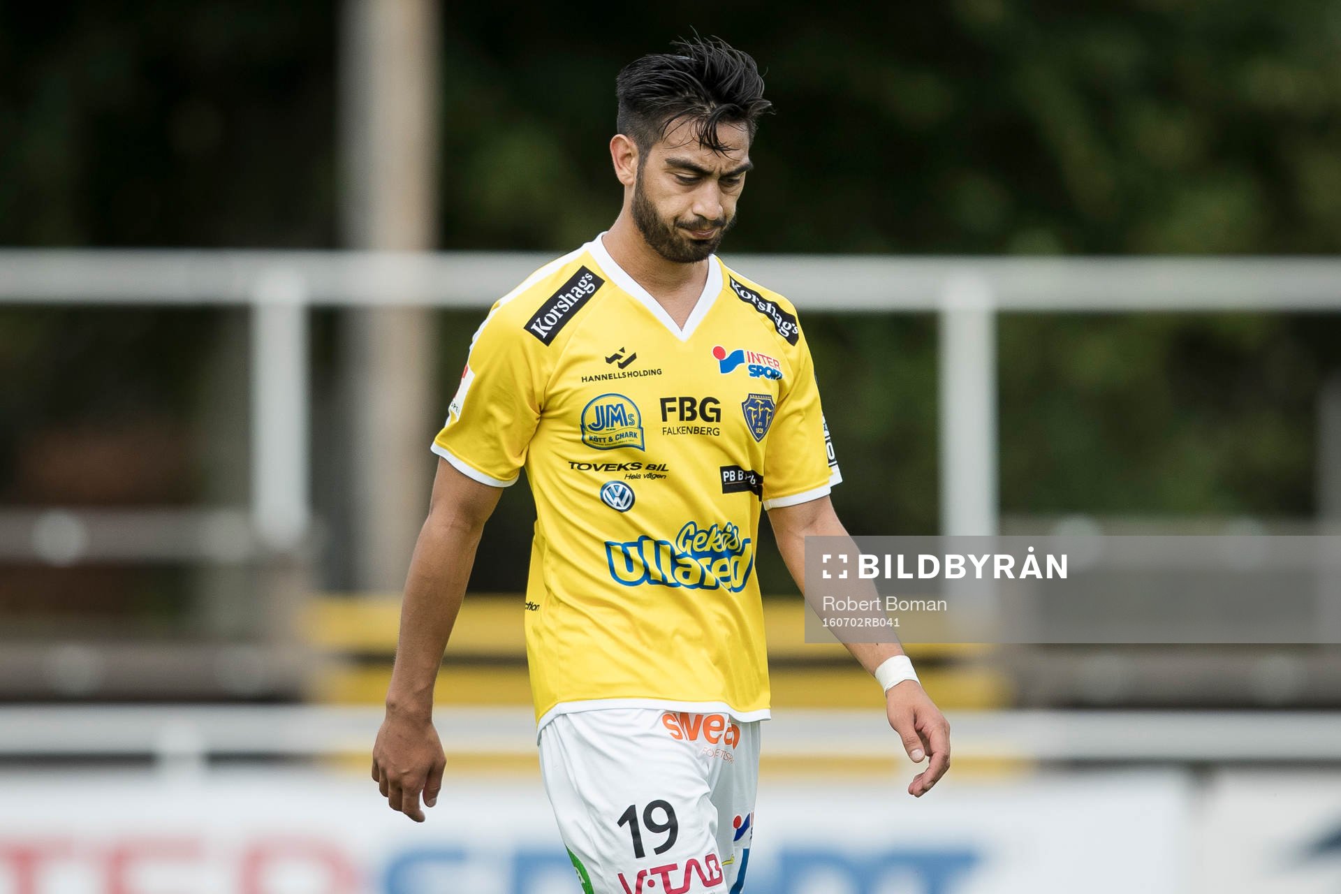 Falkenbergs Amin Nazari deppar