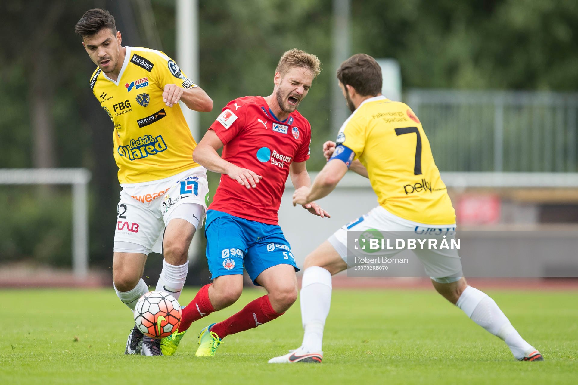 Falkenbergs Zlatan Krizanovic och Helsingborgs Johan