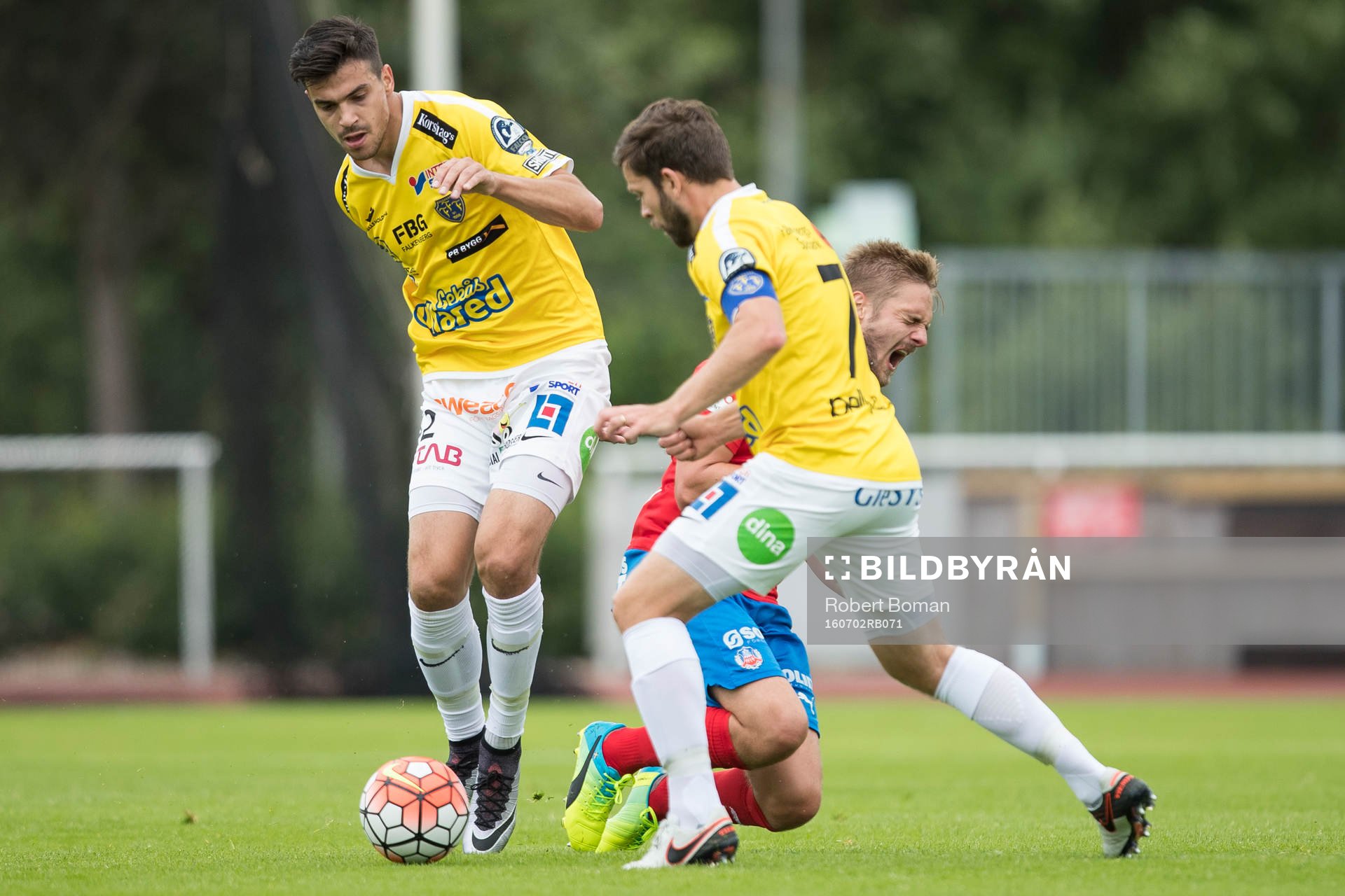 Falkenbergs Zlatan Krizanovic och Helsingborgs Johan