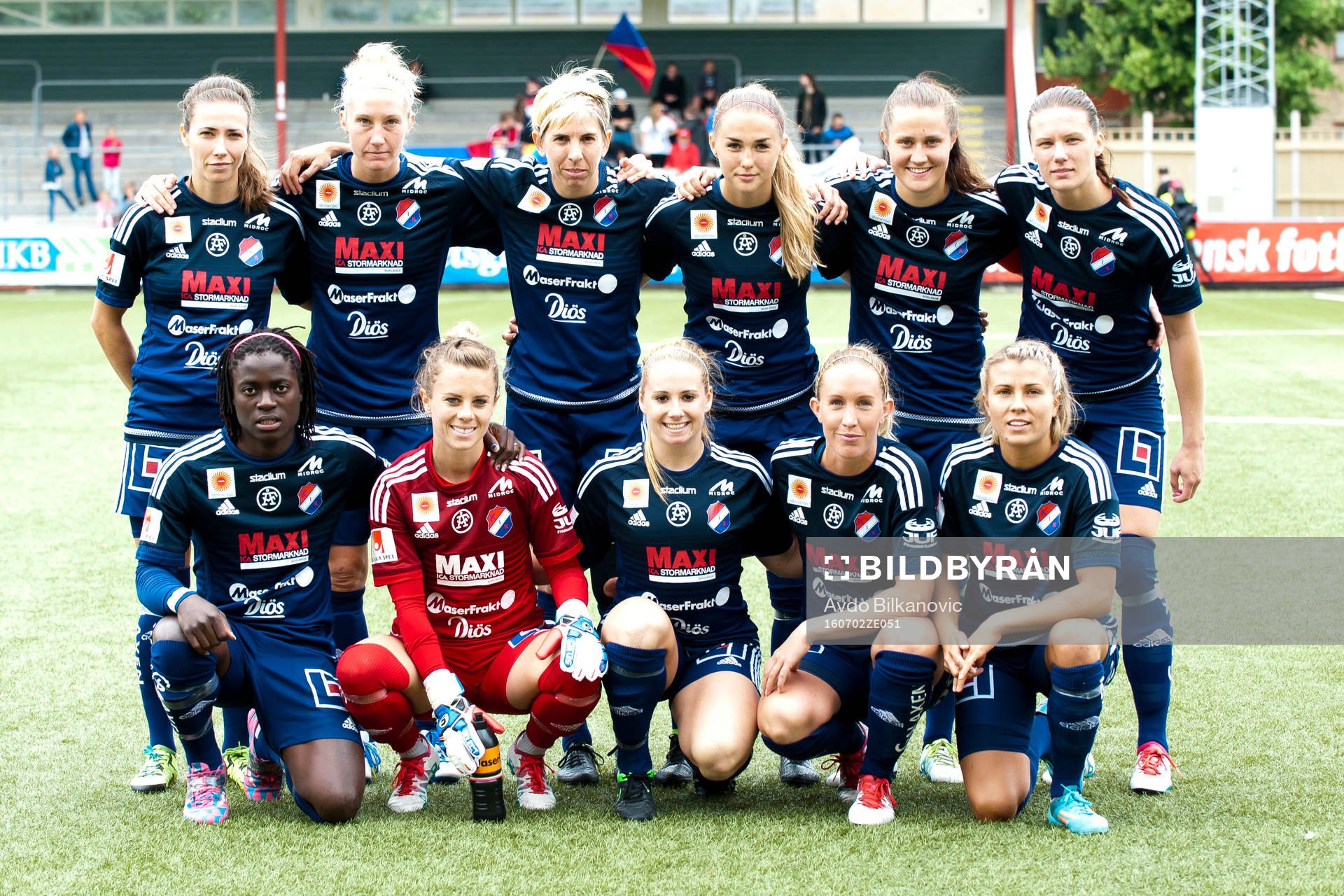 Kvarnsvedens startelva Agnes Dahlström, Sarah Elnicky,