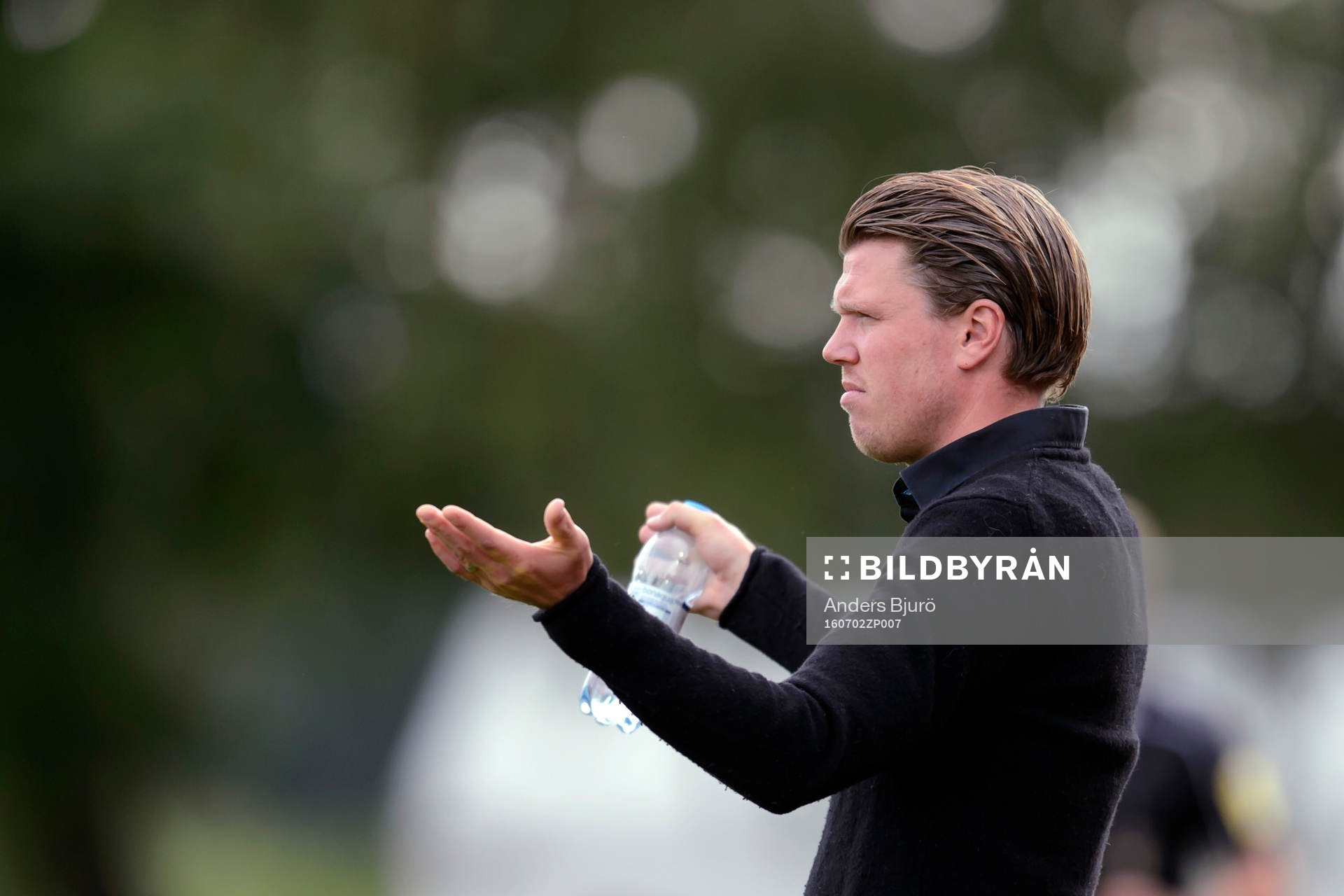 Ängelholms tränare Christian Järdler