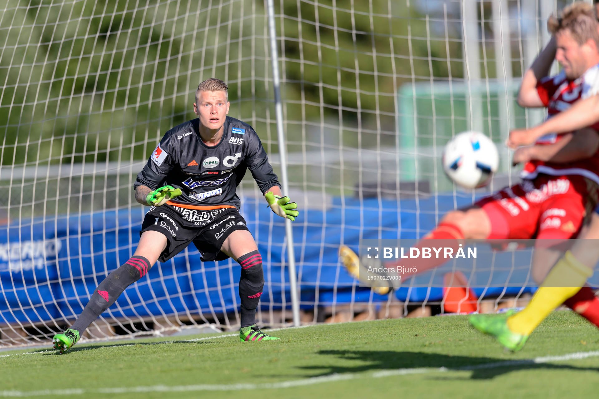 Degerfors målvakt Jesse Öst