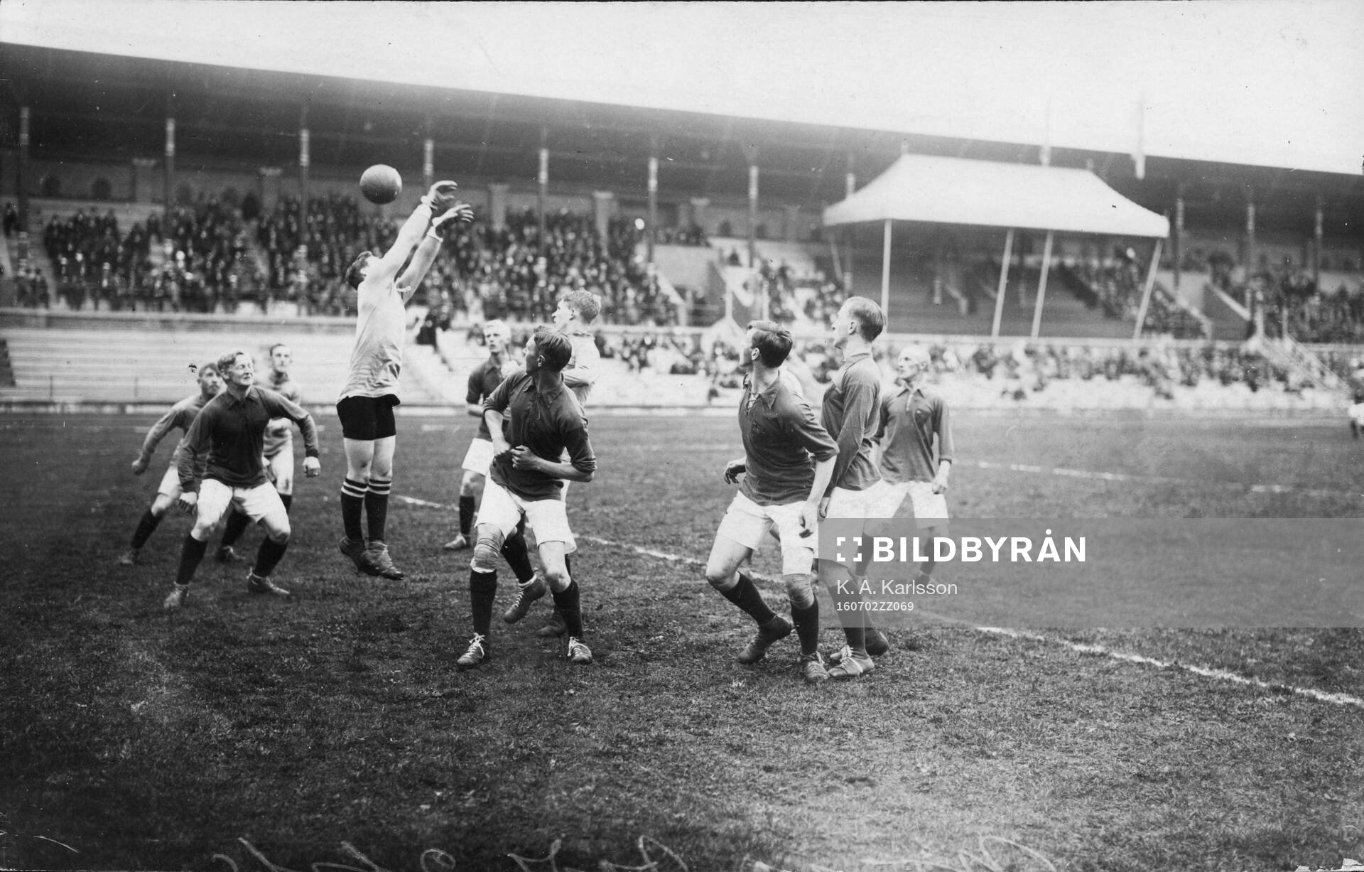 Federationsmatchen Sverige- Norge. 2 juli 1916