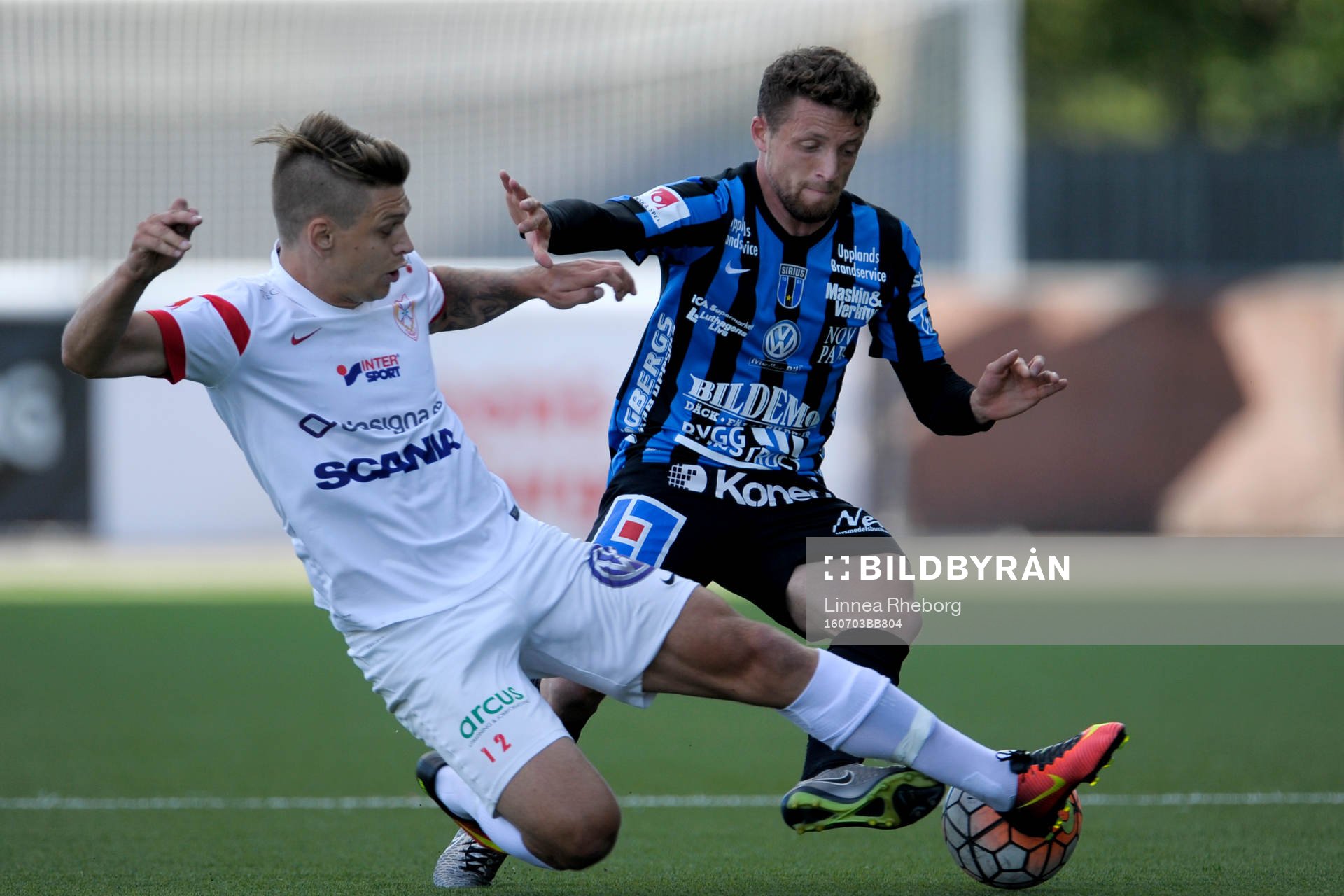 Assyriskas Fredrik Holster och Sirius Kujtim Bala