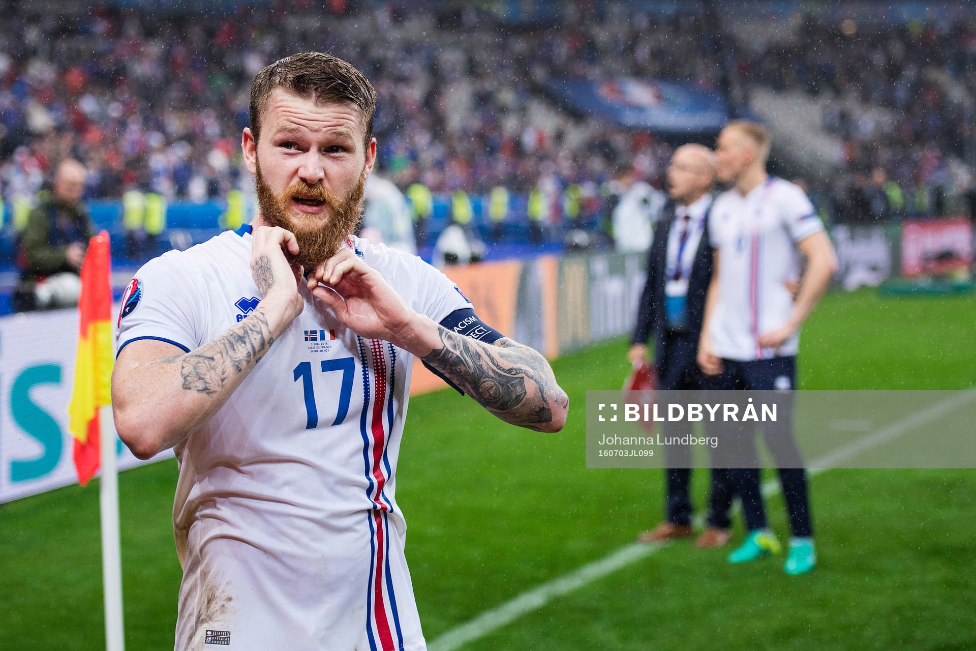Islands Aron Gunnarsson deppar