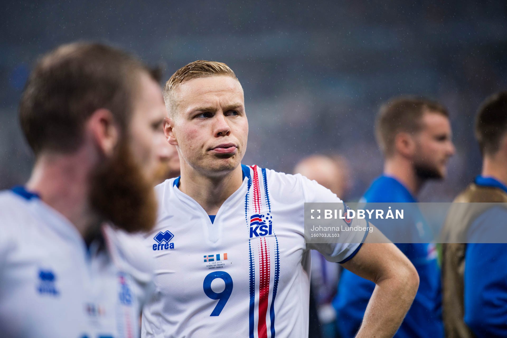 Islands Kolbeinn Sigthorsson deppar