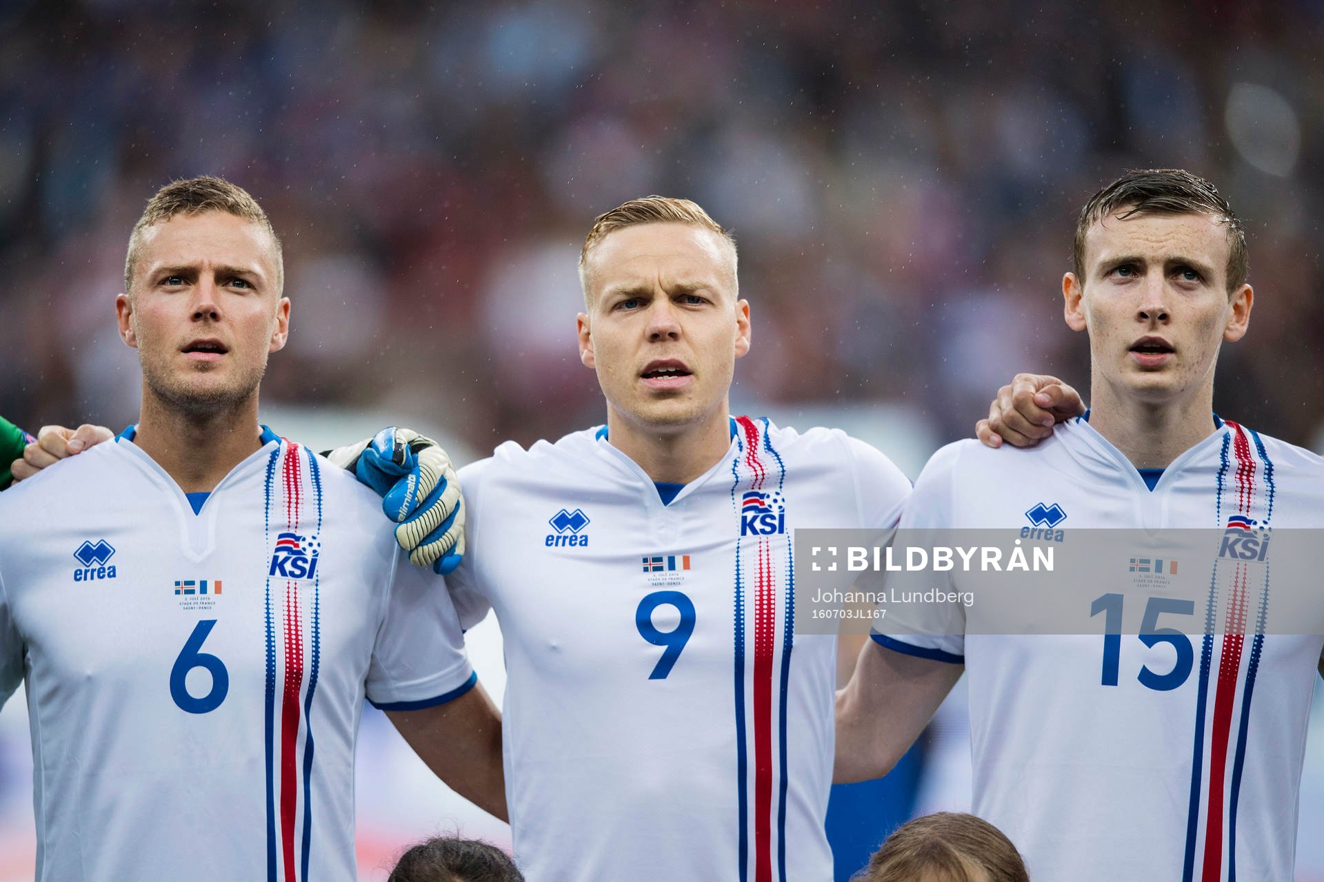 Islands Ragnar Sigurdsson, Kolbeinn Sigthorsson och Jón