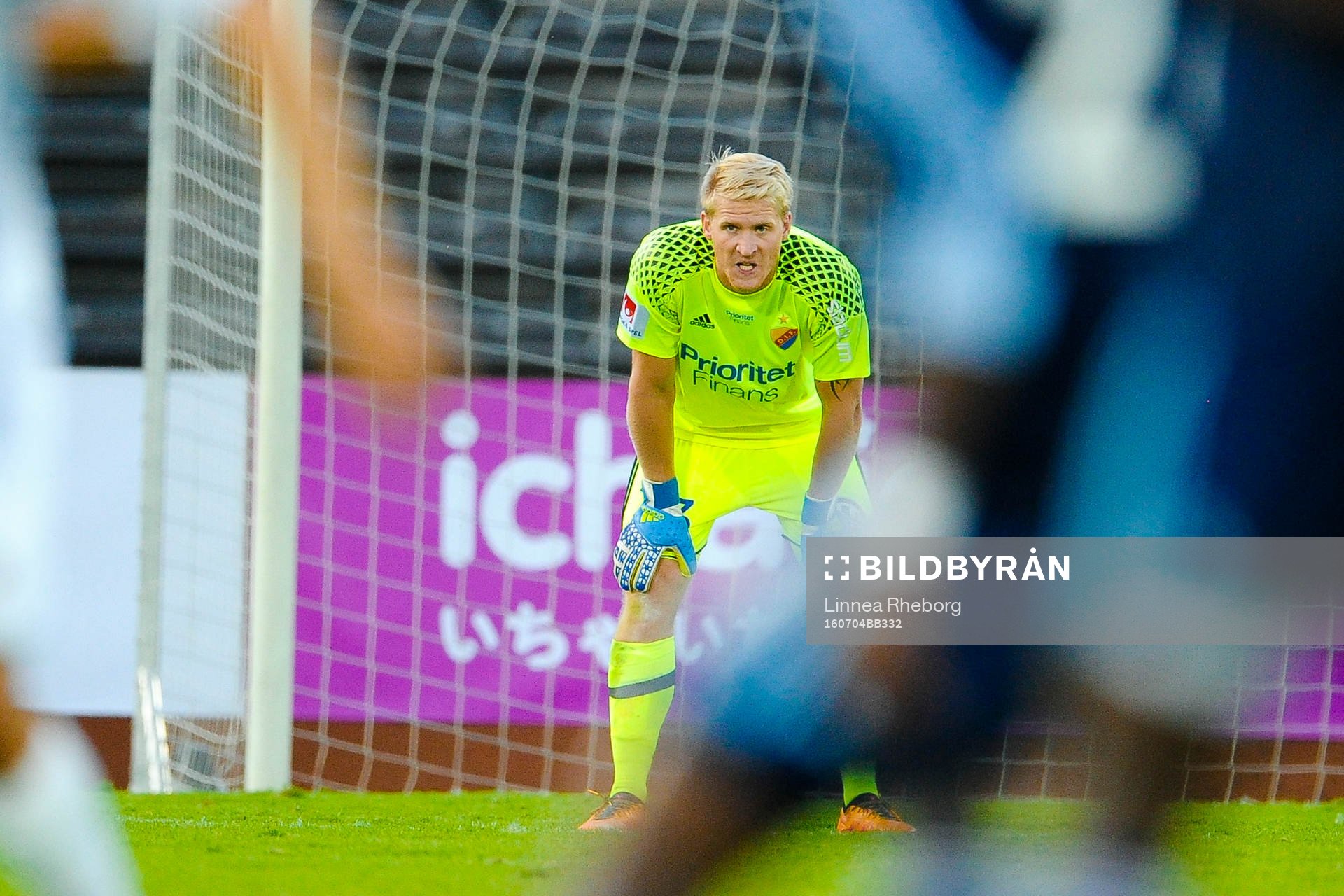 Djurgårdens målvakt Hampus Nilsson