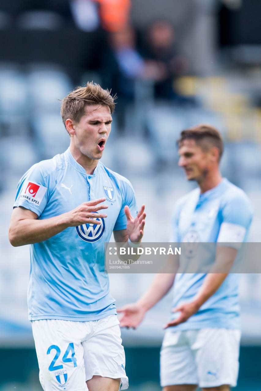 Malmö FFs Vidar Örn Kjartansson och Markus Rosenberg