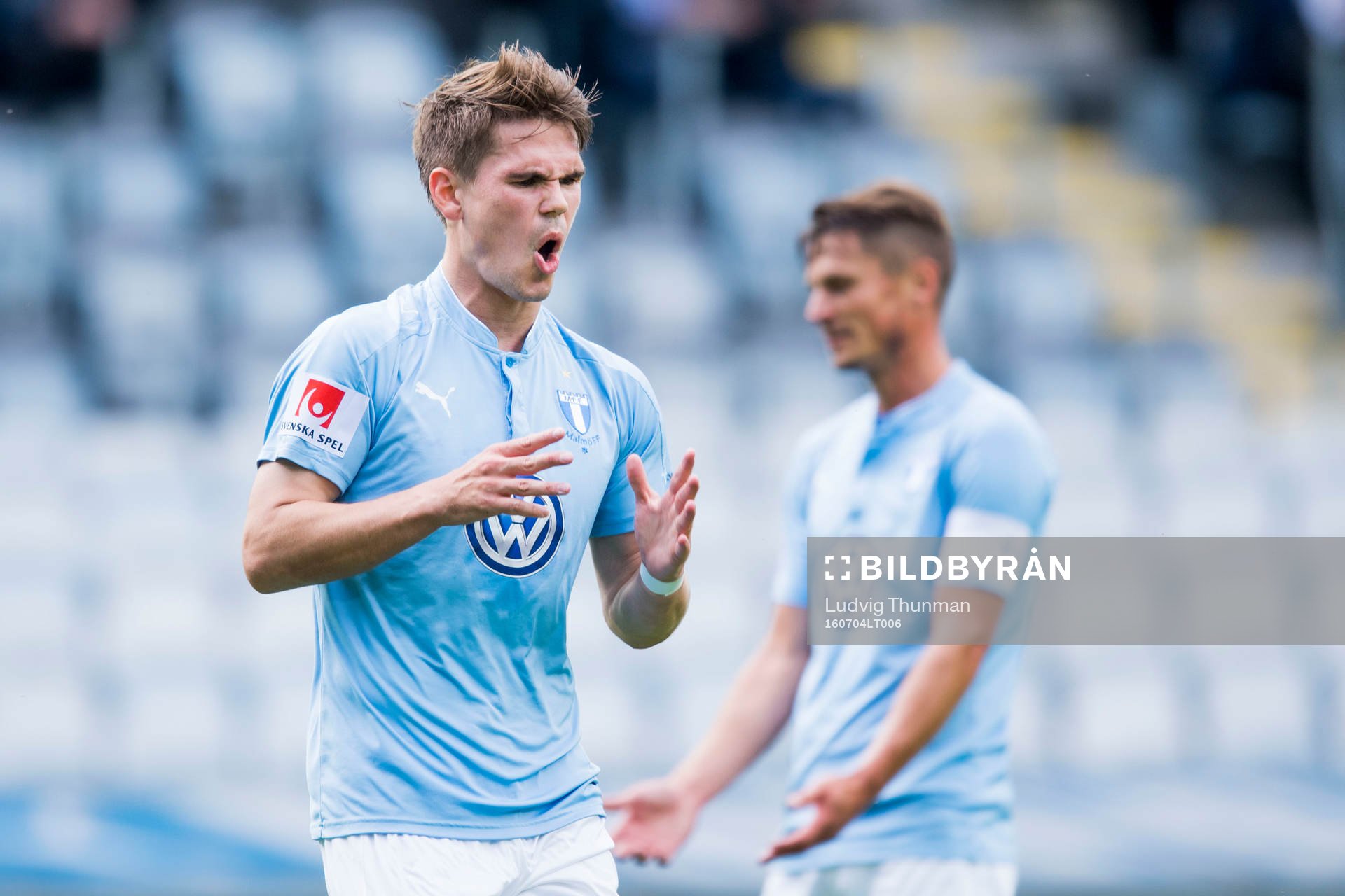 Malmö FFs Vidar Örn Kjartansson och Markus Rosenberg