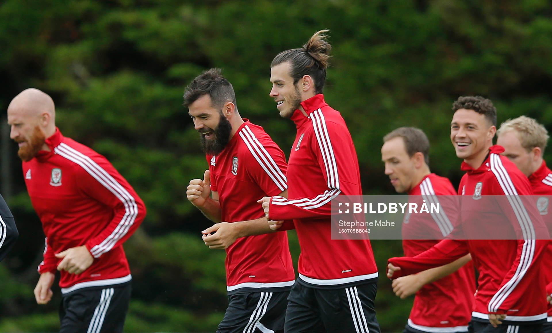  Fotboll, EM Football Soccer - Euro 2016 - Wales Training - COSEC Stadium, Dinard, Lyon - France - 5/7/16 