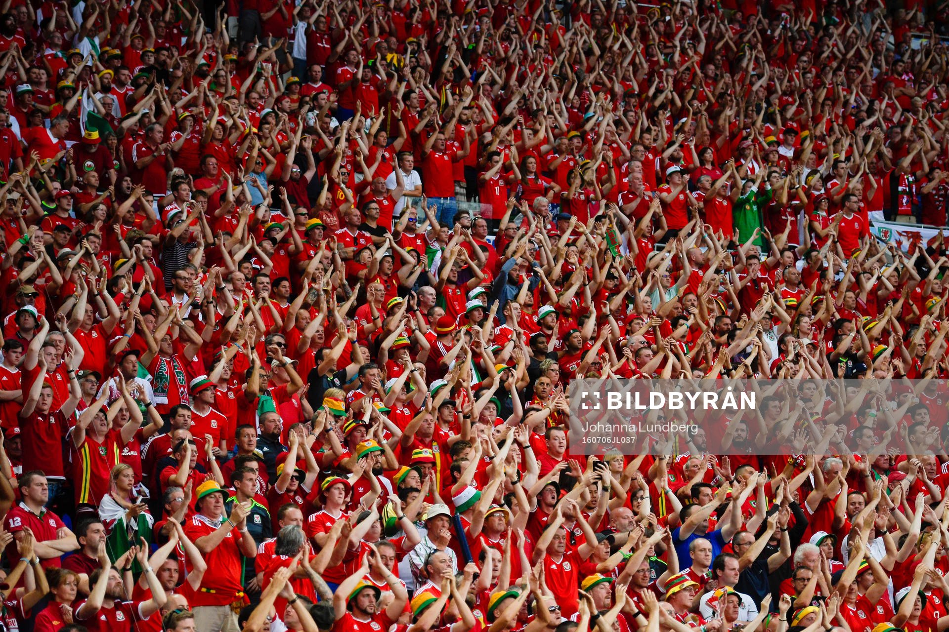 Wales supportrar
