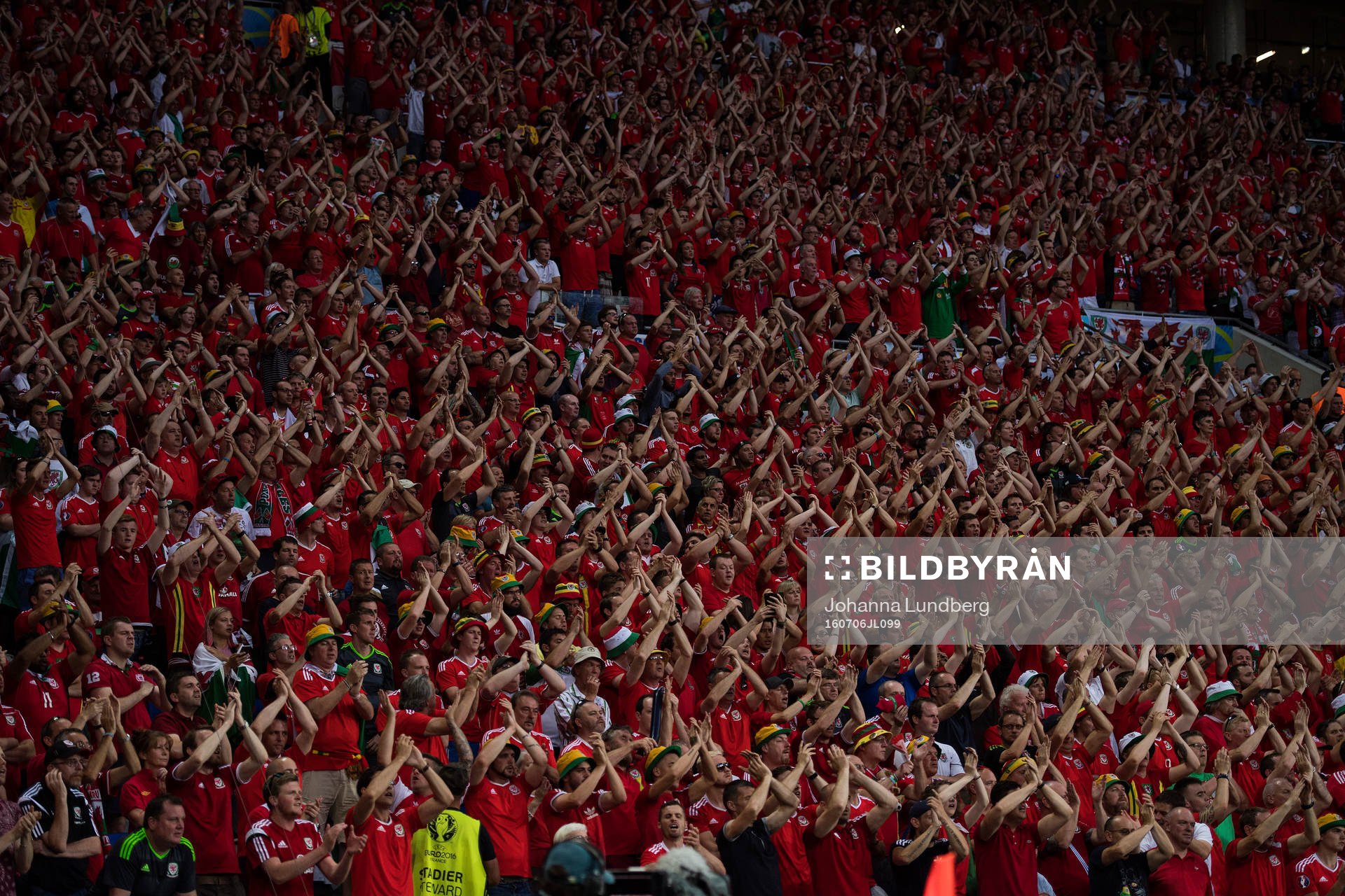 Wales supportrar