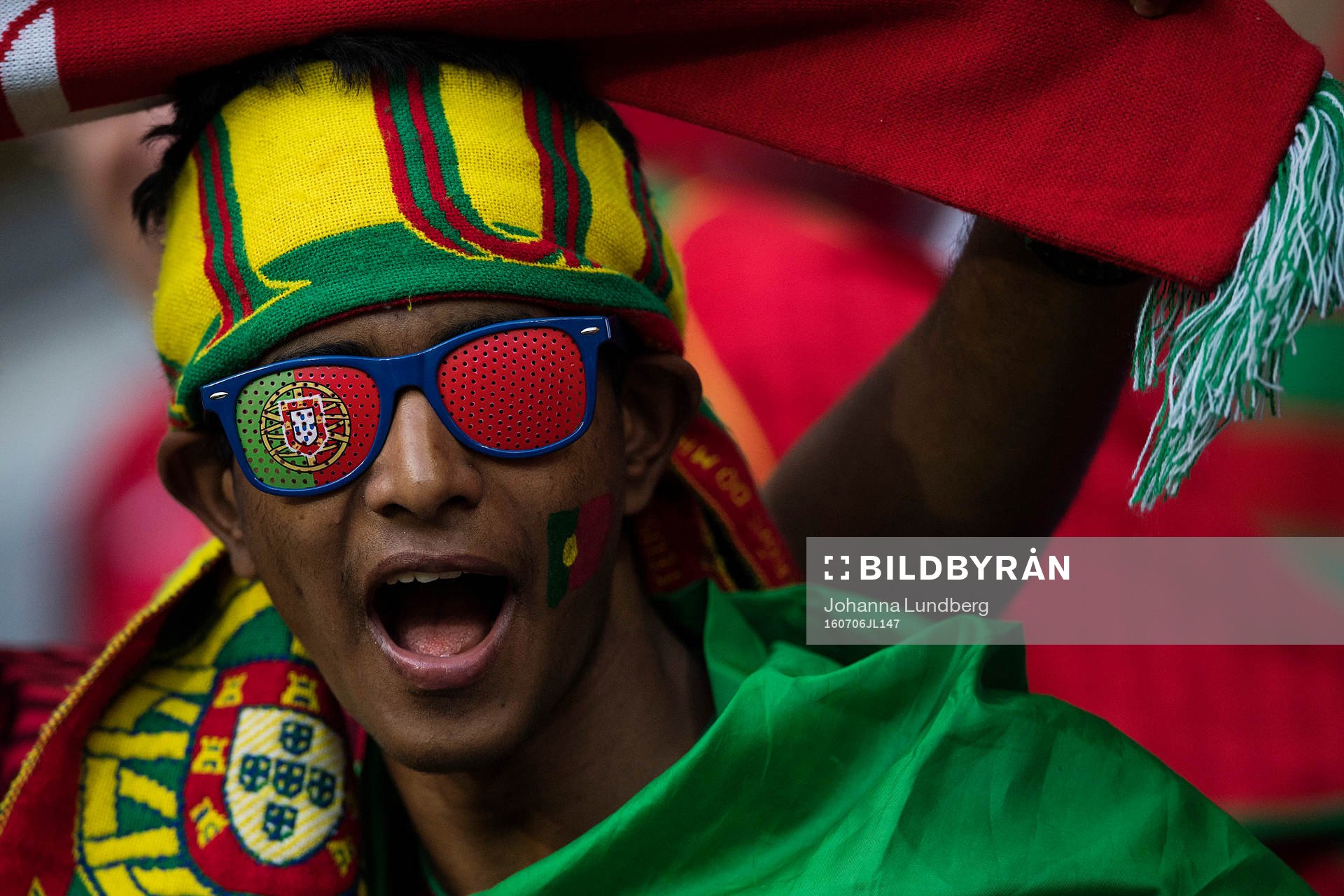Portugals supportrar