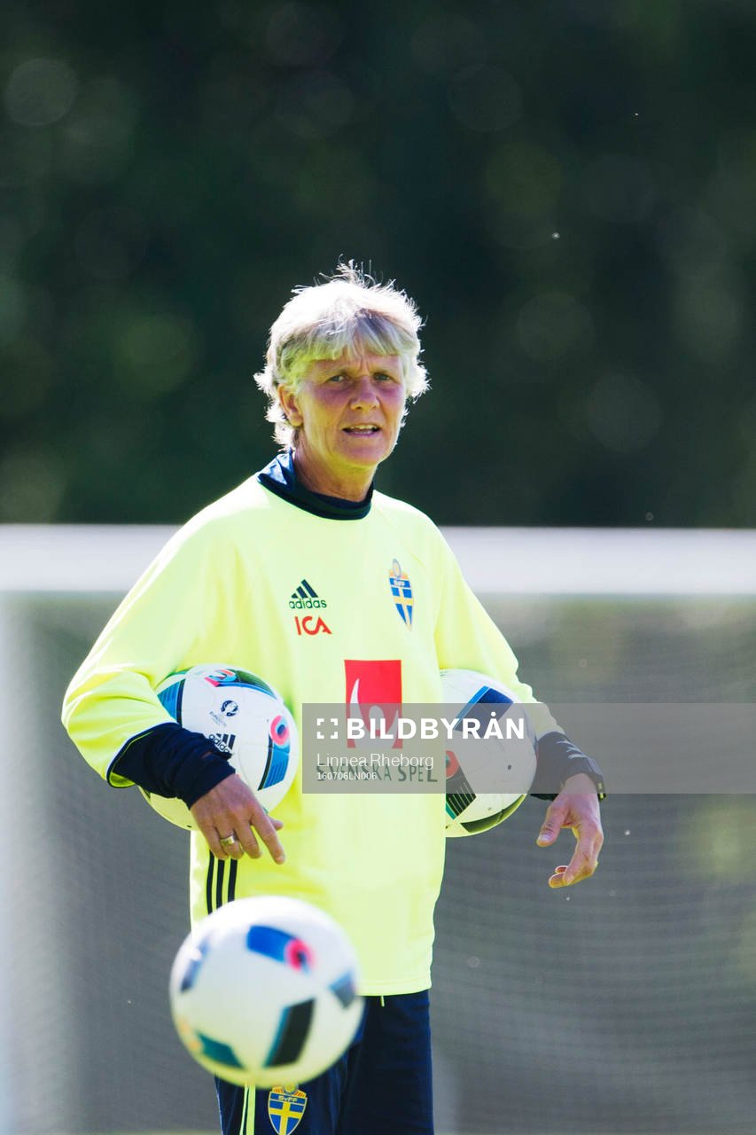 Förbundskapten Pia Sundhage