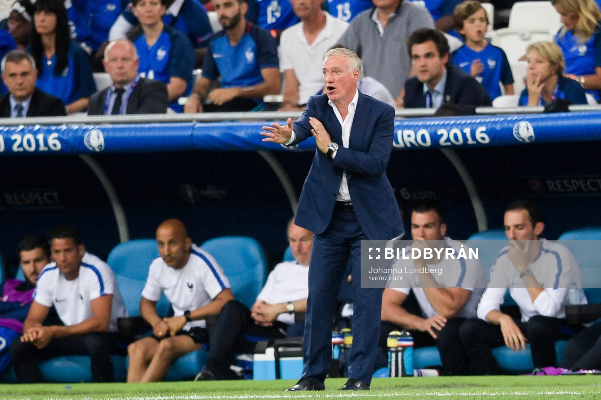 Frankrikes förbundskapten Didier Deschamps