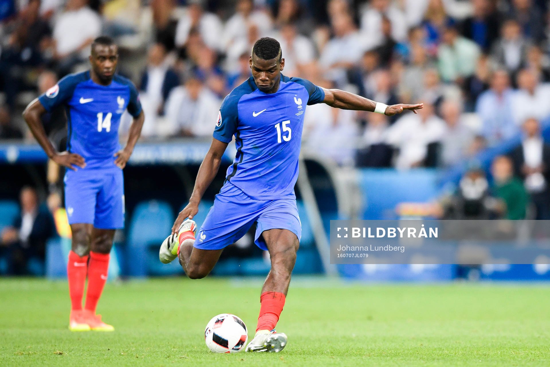 Frankrikes Paul Pogba