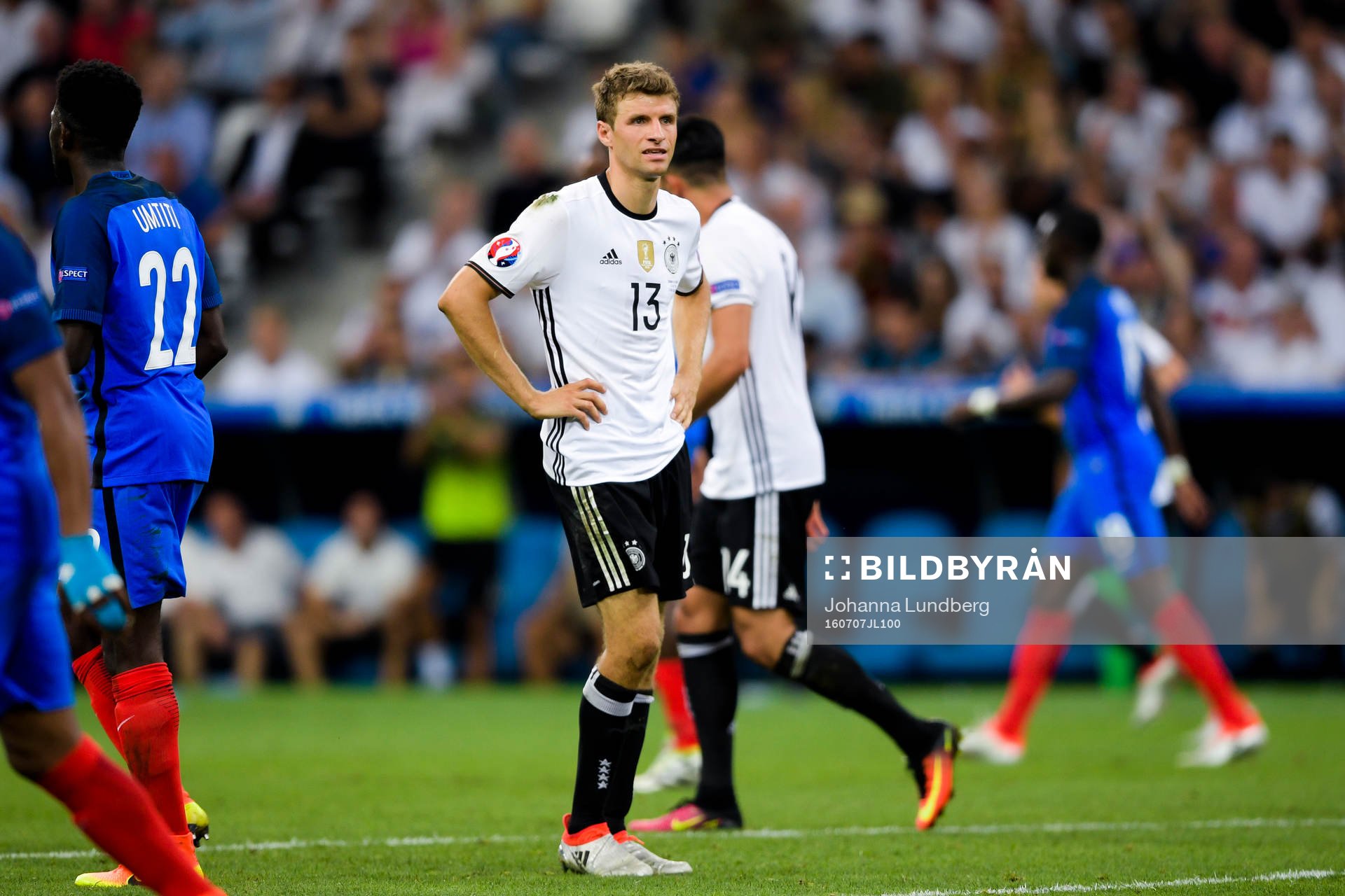 Tysklands Thomas Muller deppar