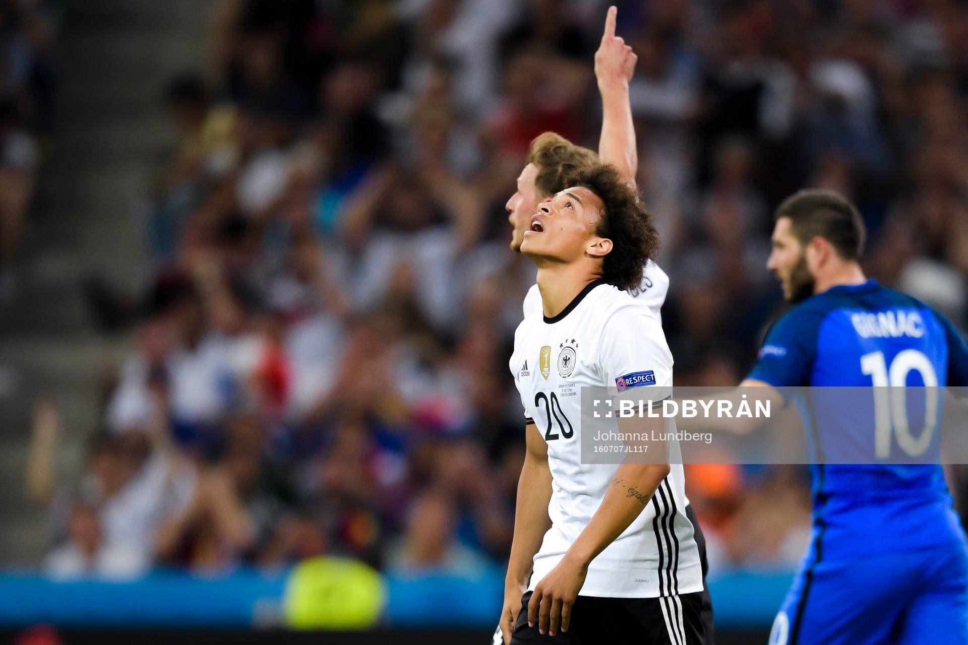 Tysklands Leroy Sané  deppar