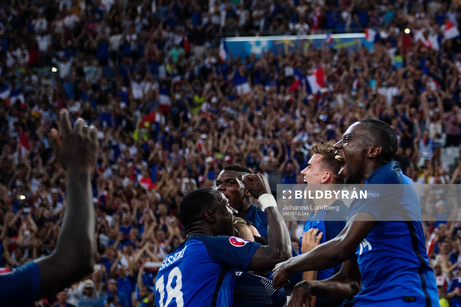 Frankrikes Moussa Sissoko, Blaise Matuidi och Antoine