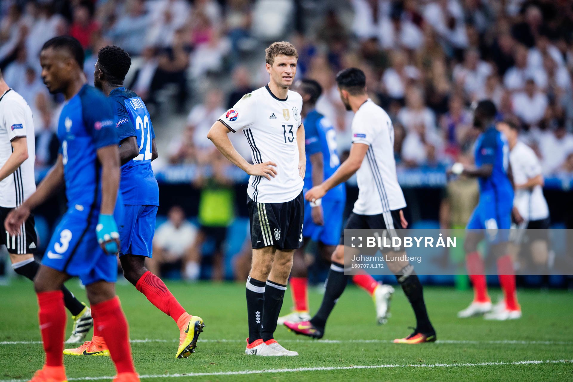 Tysklands Thomas Muller deppar