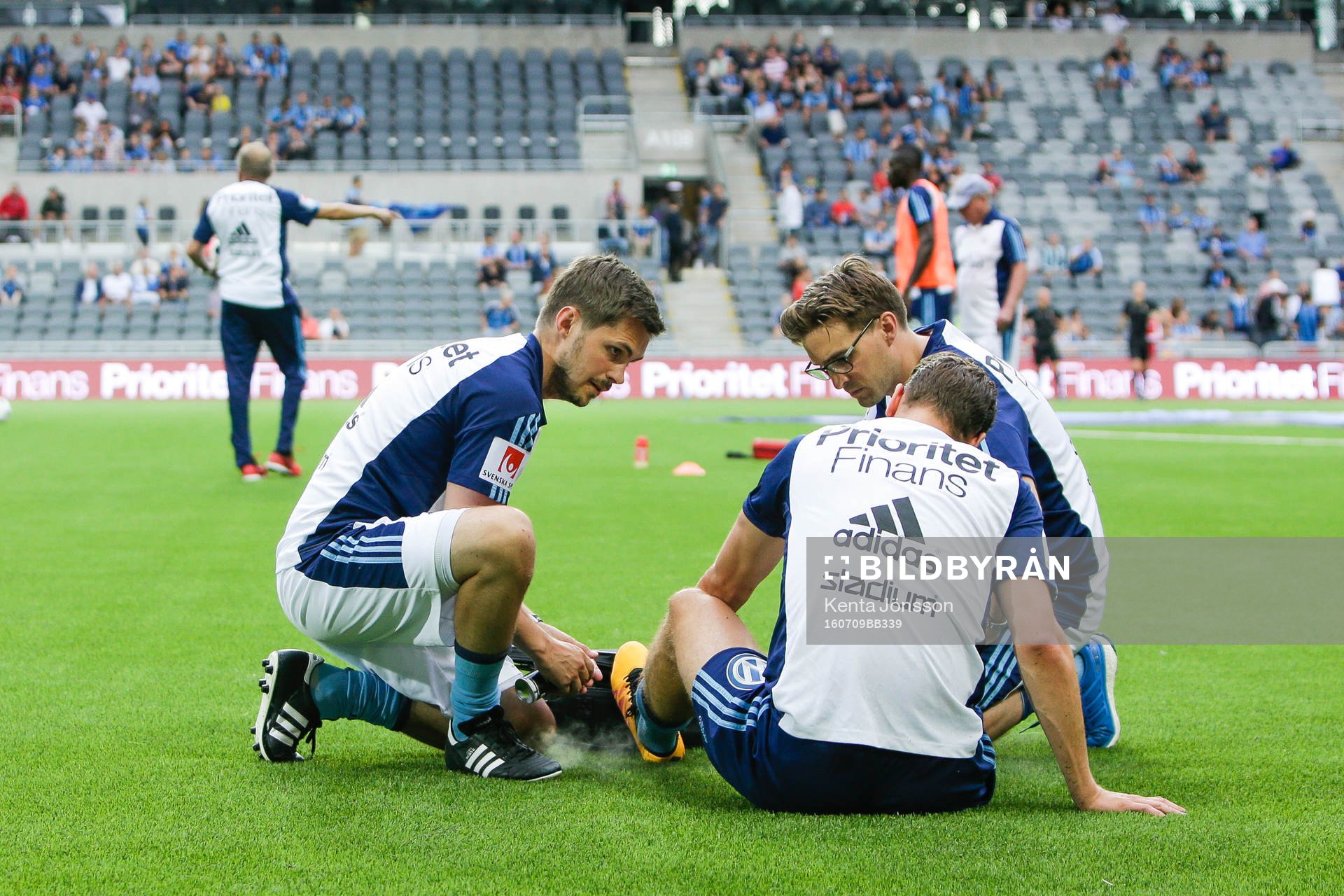 Djurgårdens Marcus Hansson i smärtor