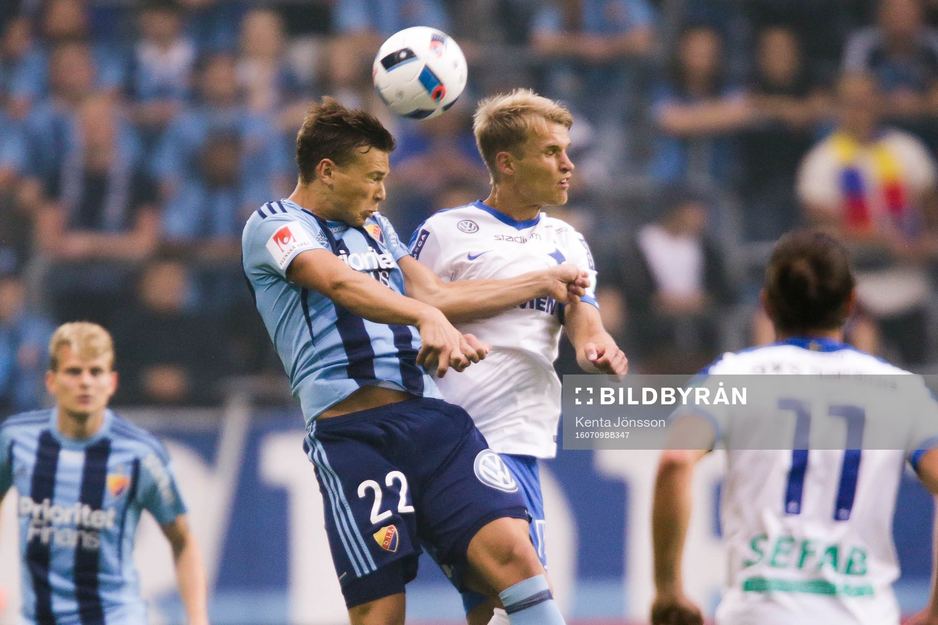 Djurgårdens Jesper Karlström och Norrköpings Mirza
