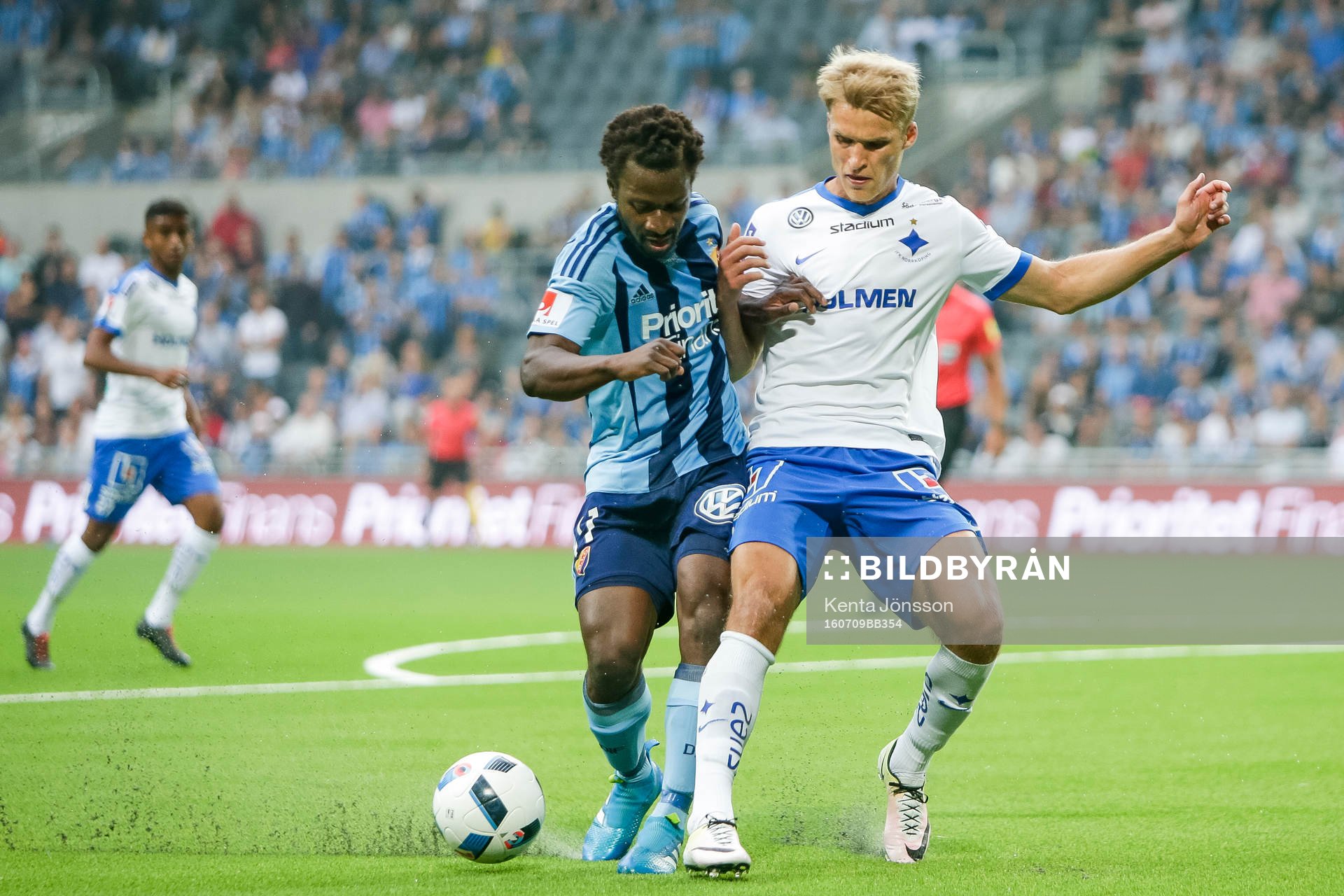 Djurgårdens Amadou Jawo och Norrköpings Sebastian