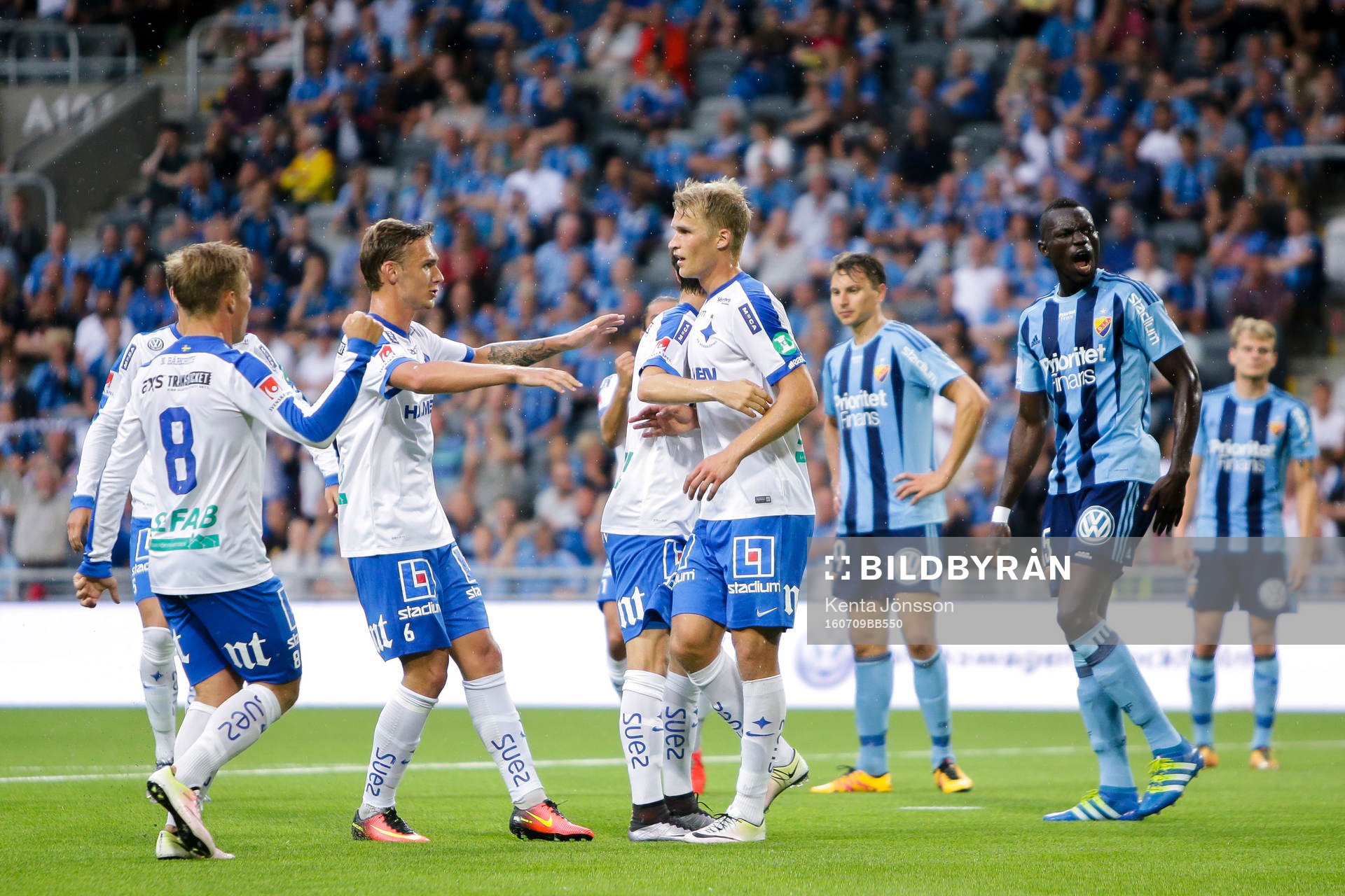 Norrköpings Sebastian Andersson jublar