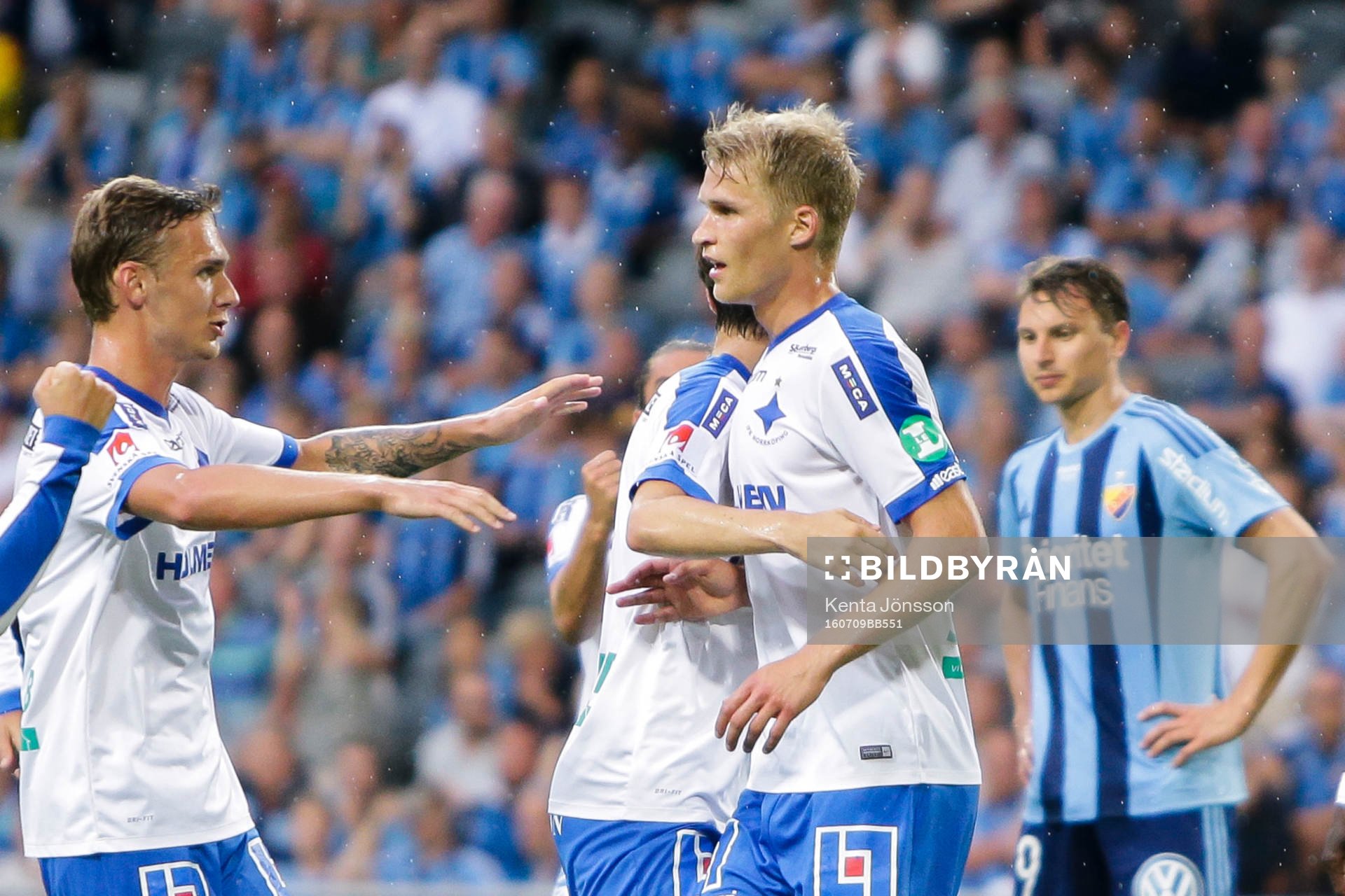 Norrköpings Sebastian Andersson jublar