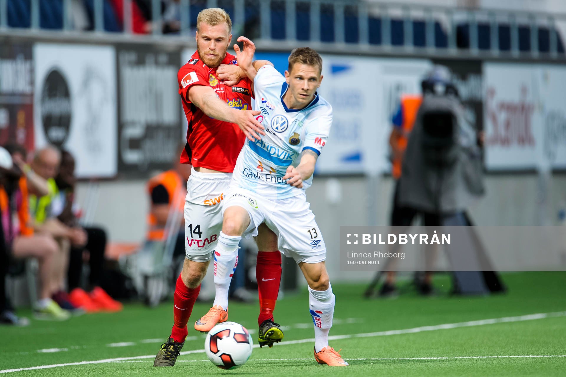 Gefles Johan Bertilsson och Falkenbergs Per Karlsson