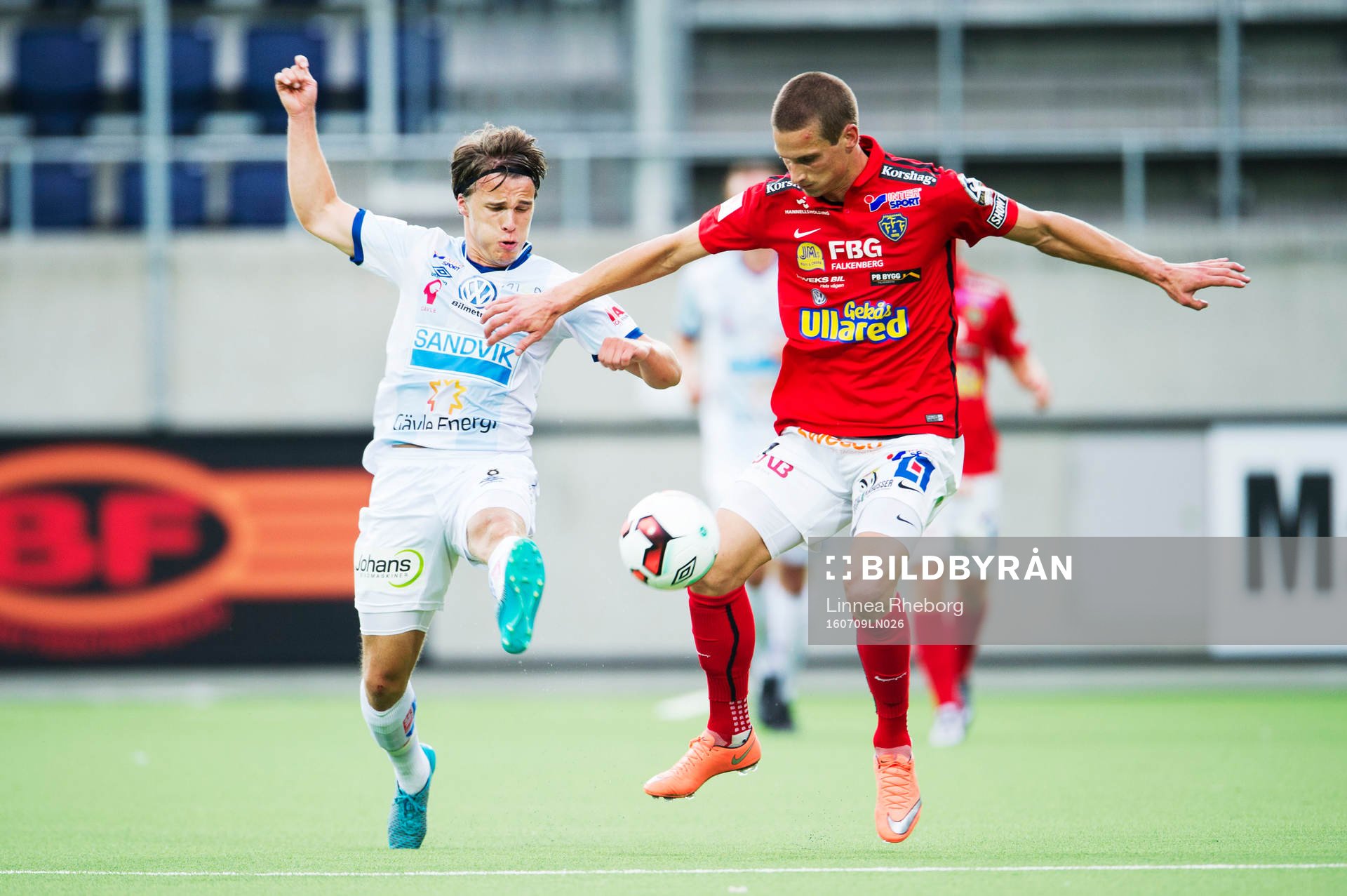 Gefles Simon Skrabb och Falkenbergs Thomas Juel-Nielsen