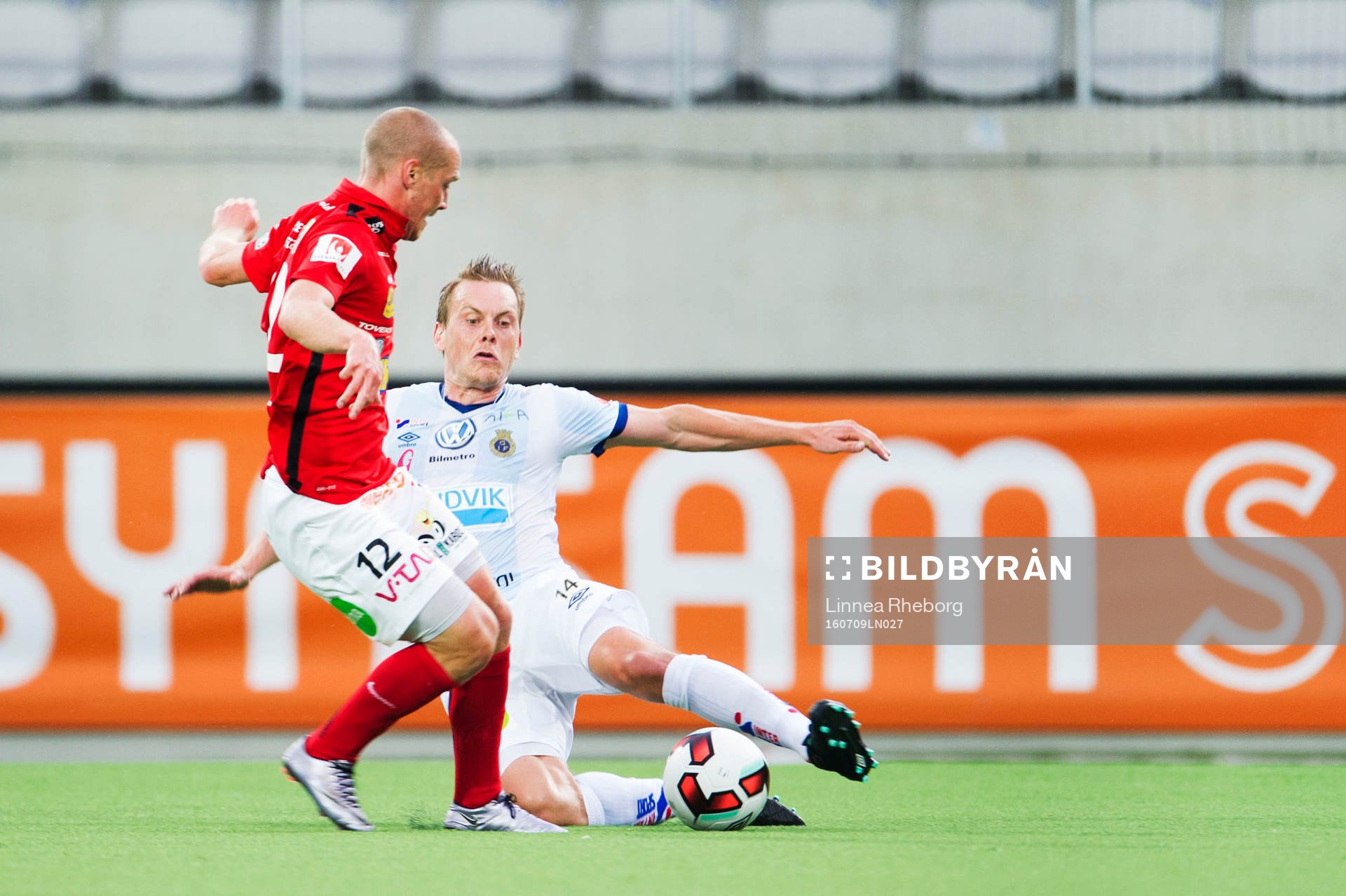 Falkenbergs Christoffer Carlsson och Gefles Jens Portin
