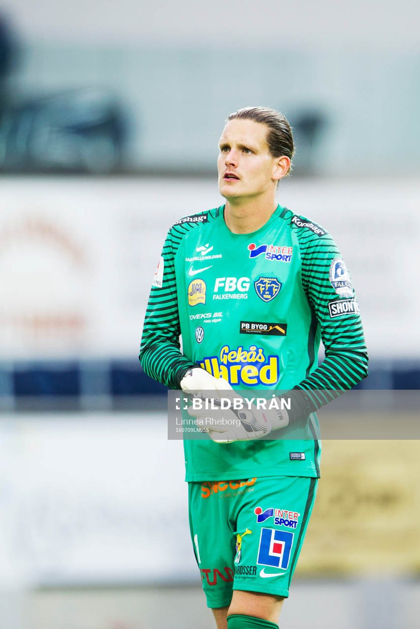 Falkenbergs målvakt Otto Martler