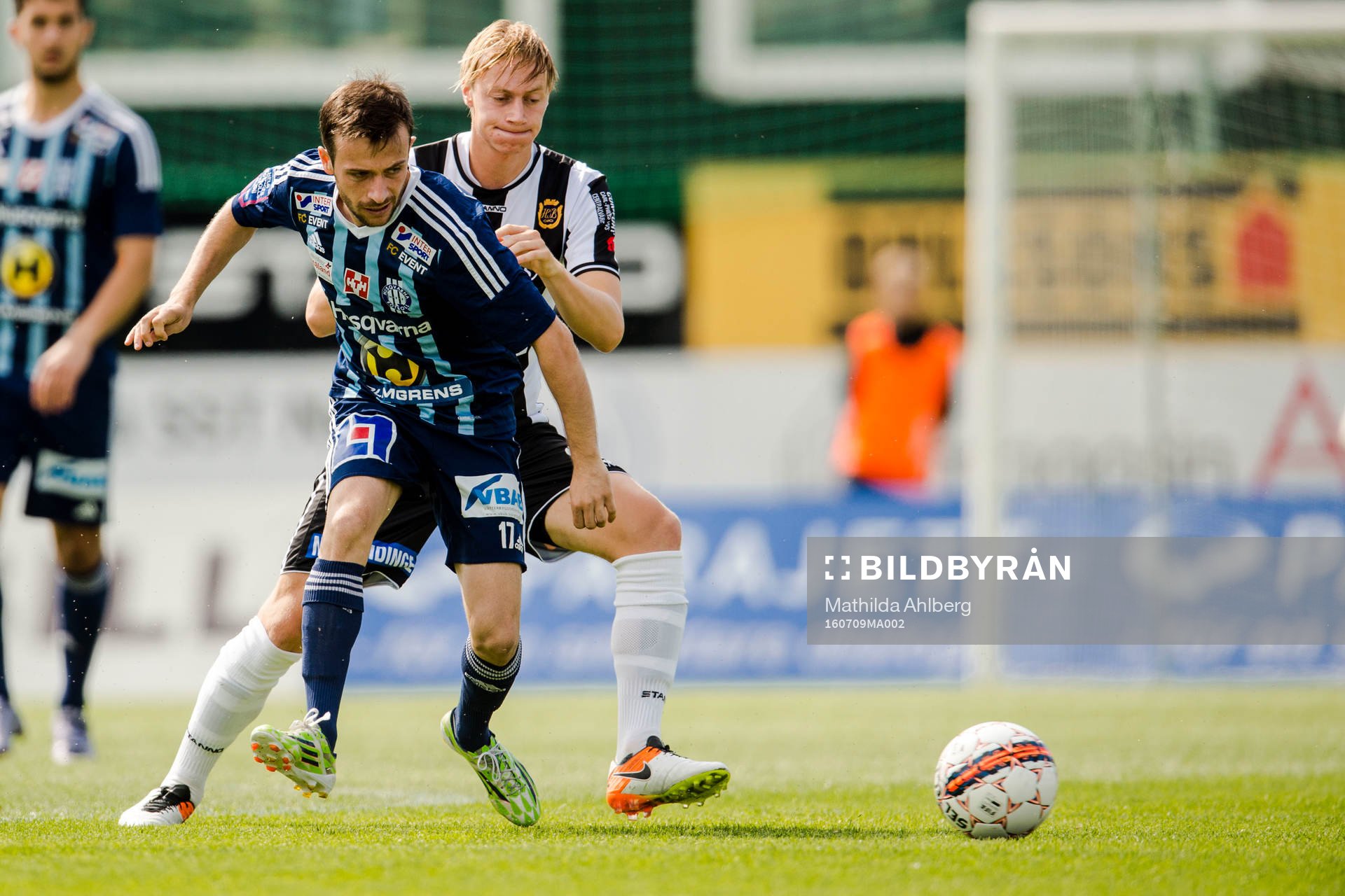 Husqvarnas Samir Agovic och Landskronas Måns Ekvall
