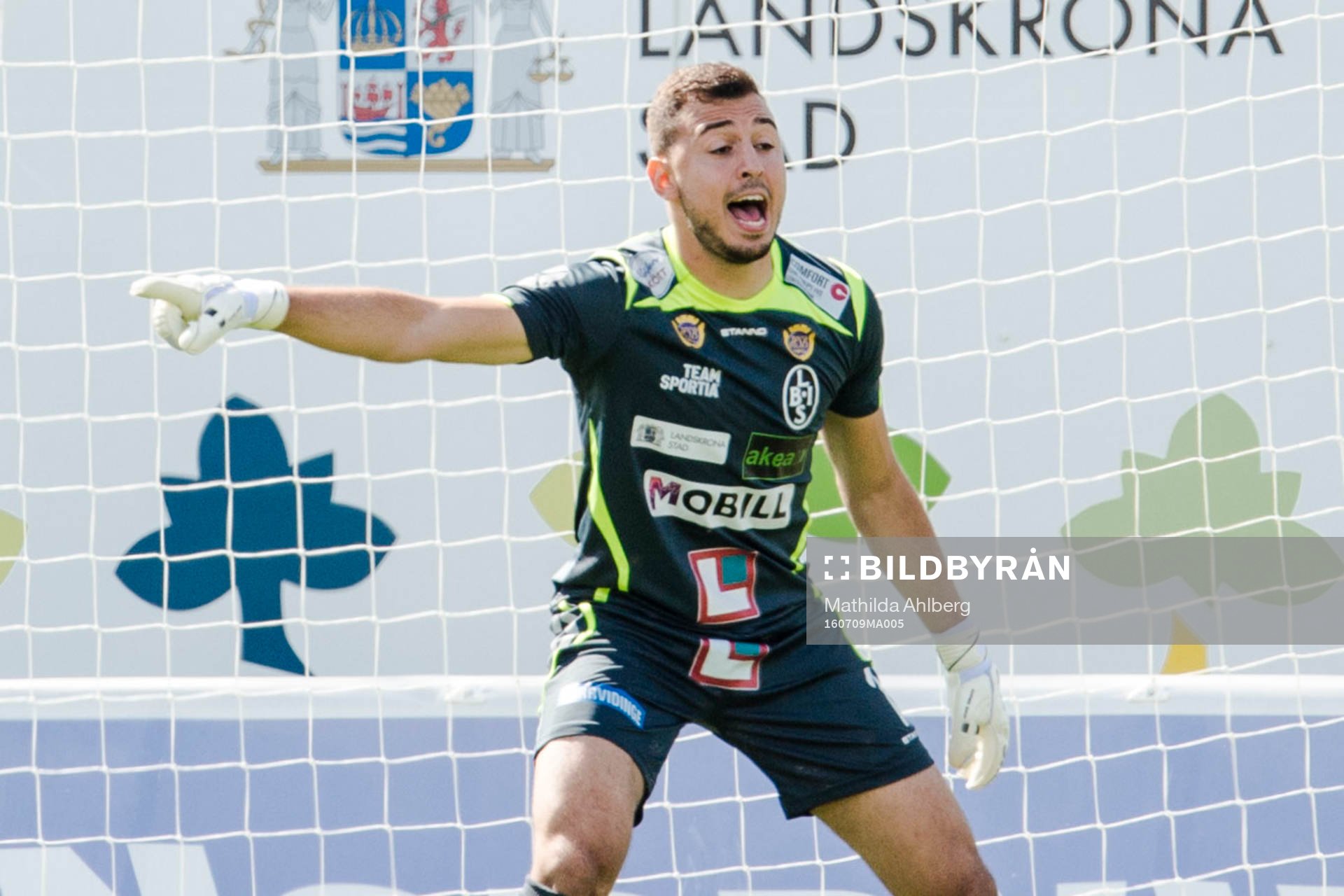 Landskronas målvakt Amr Kaddoura