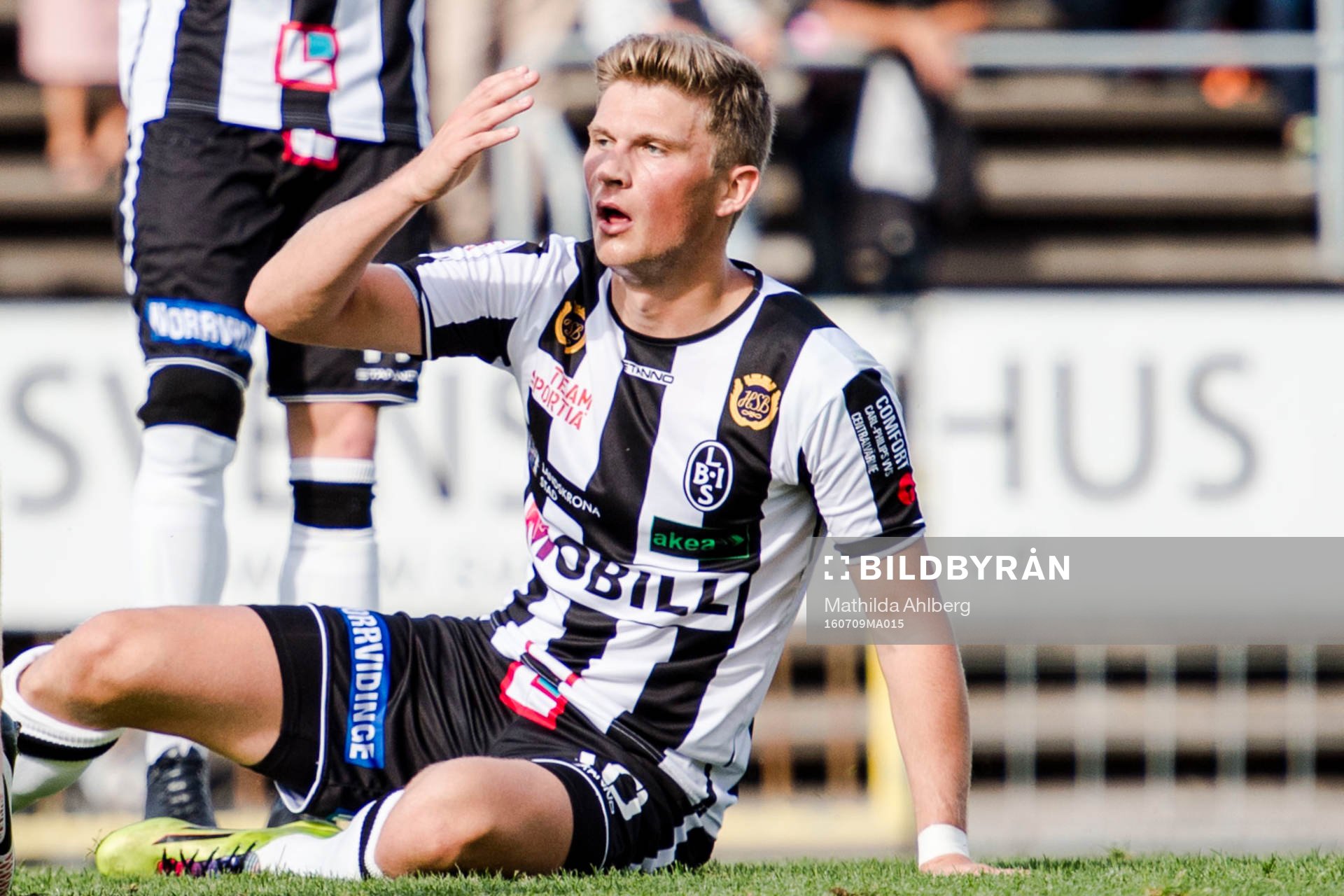 Landskronas Erik Pärsson deppar