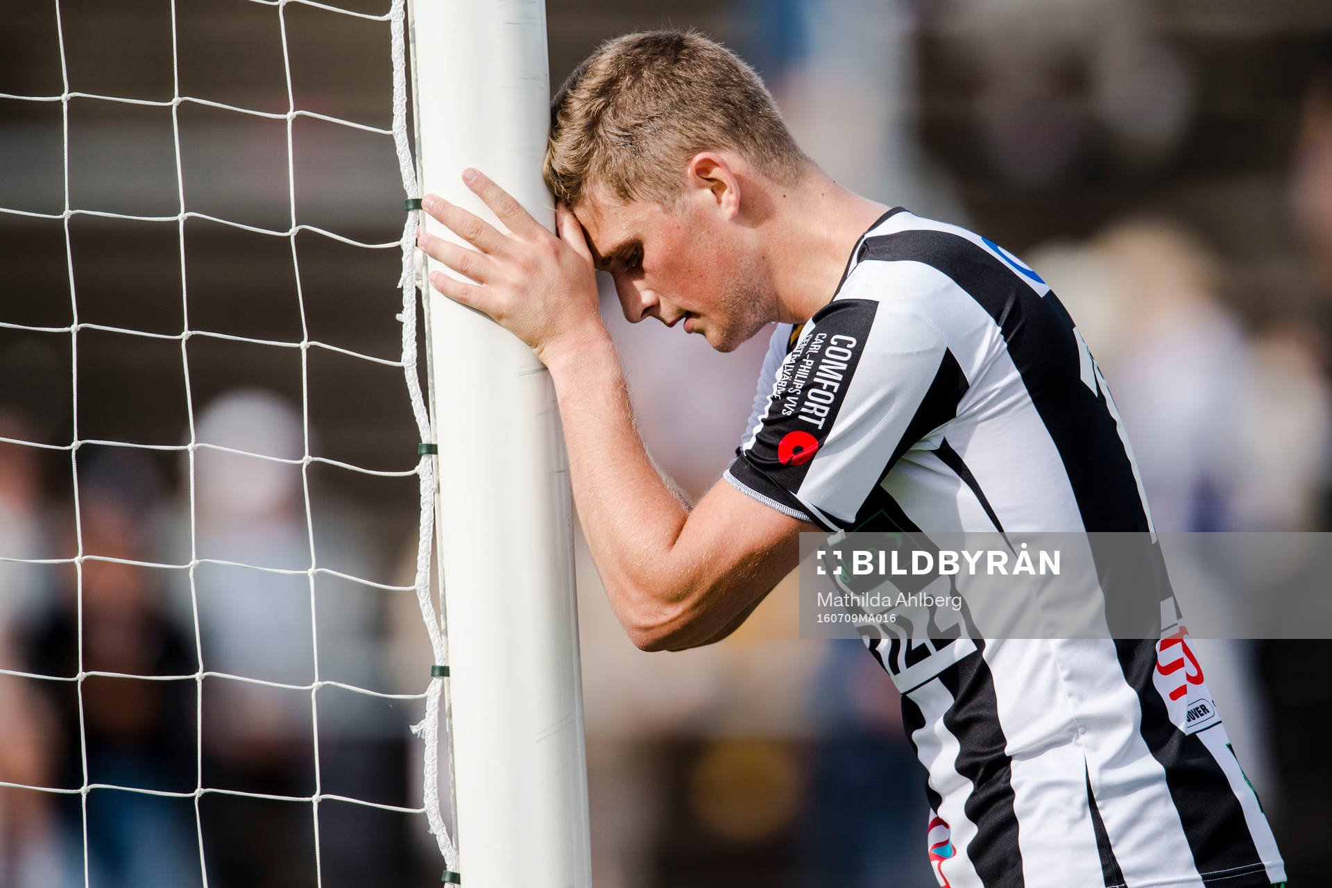 Landskronas Erik Pärsson deppar