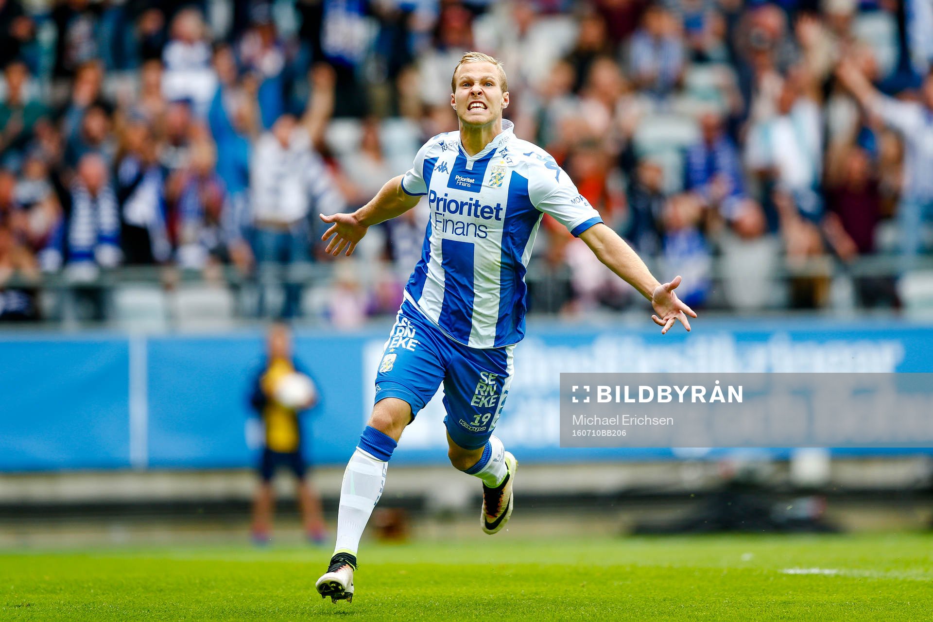 IFK Göteborgs Gustav Engvall jublar
