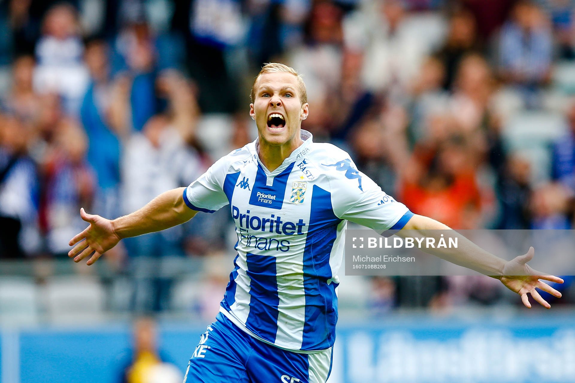 IFK Göteborgs Gustav Engvall jublar